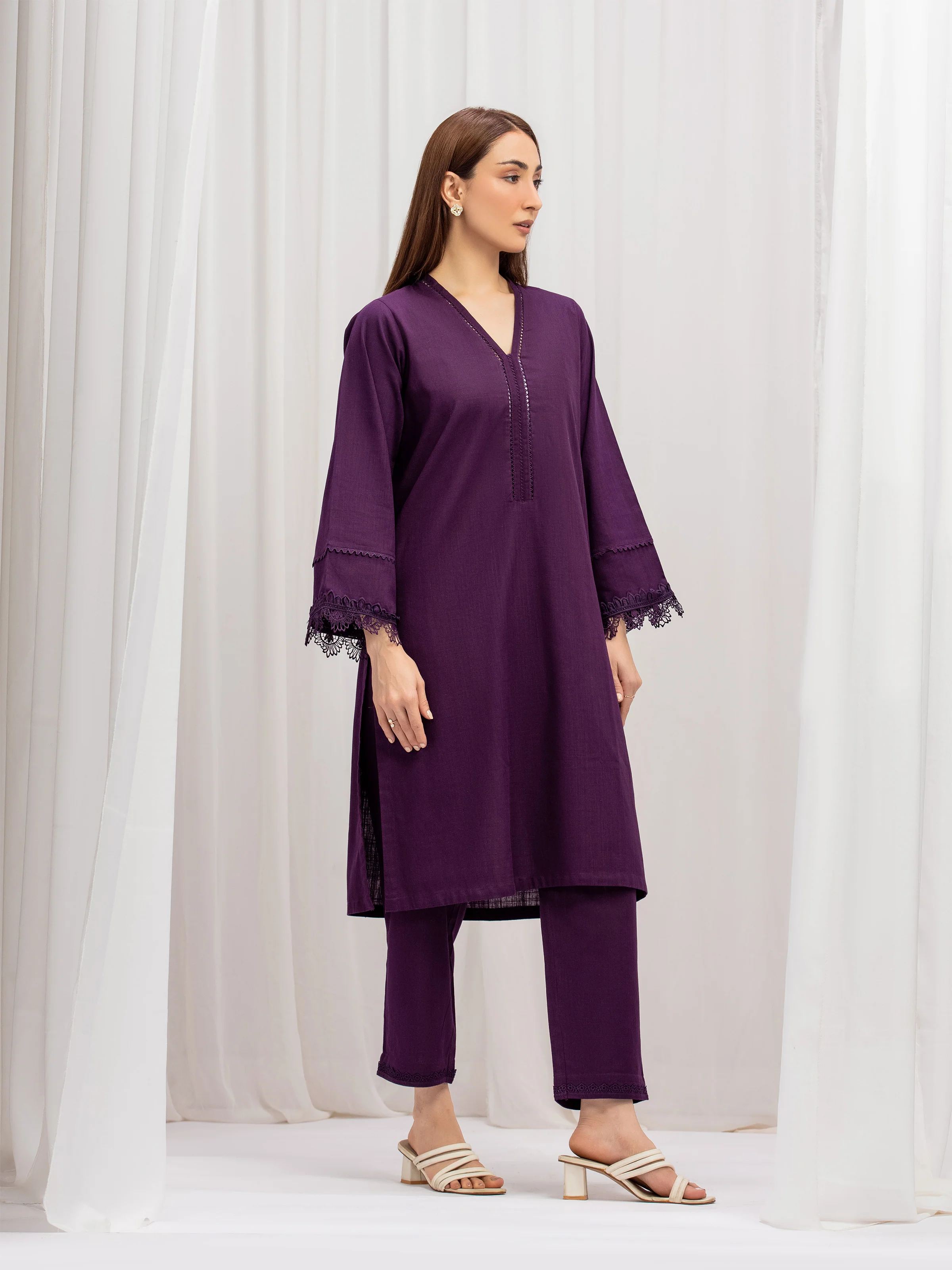 Pret Solid Cross Hatch Co-ord Set - EWTKS5-81076ST - Image 5