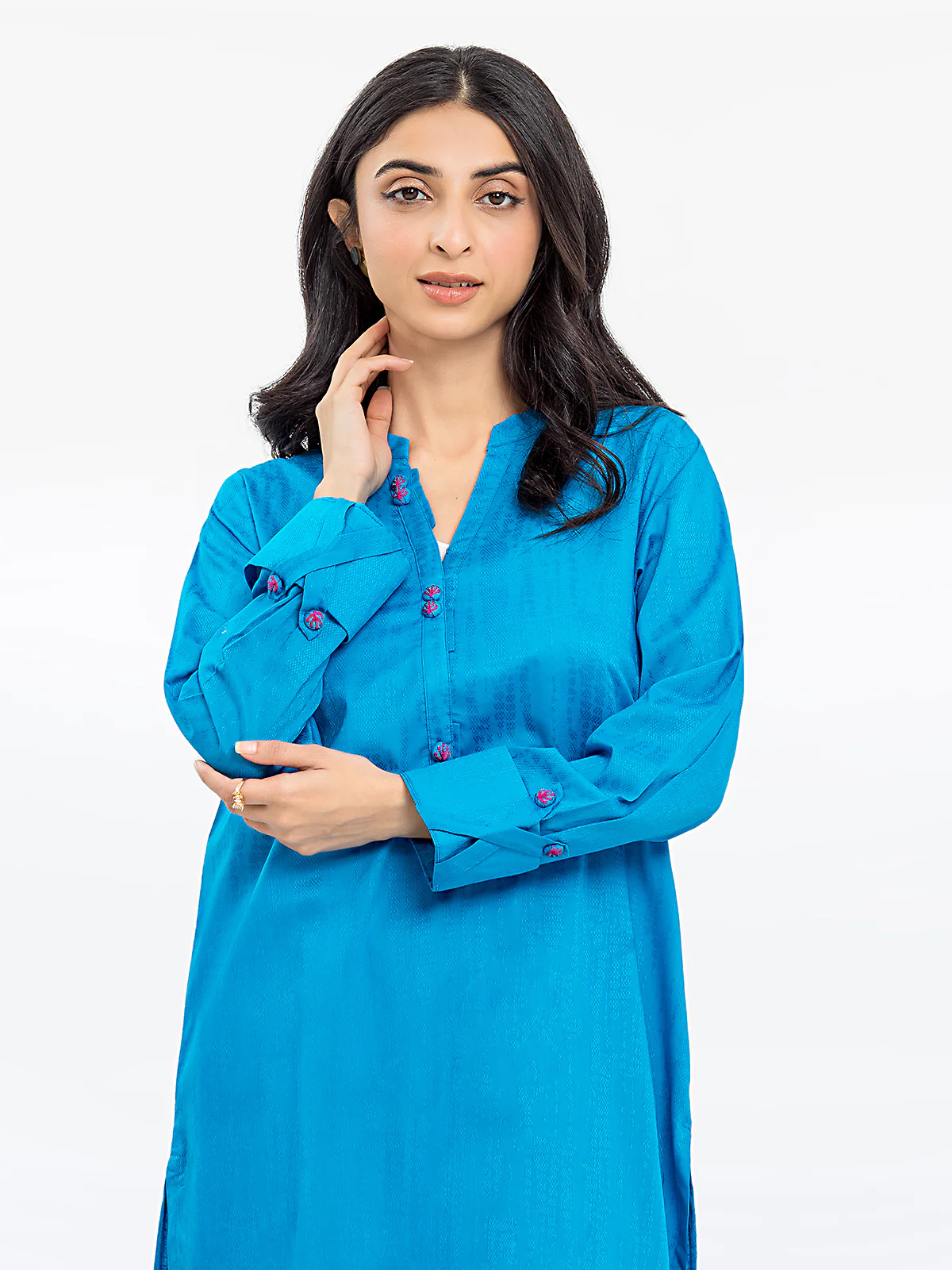 Pret Solid Dobby Shirt Trouser - EWTKS24-68971ST - Image 2