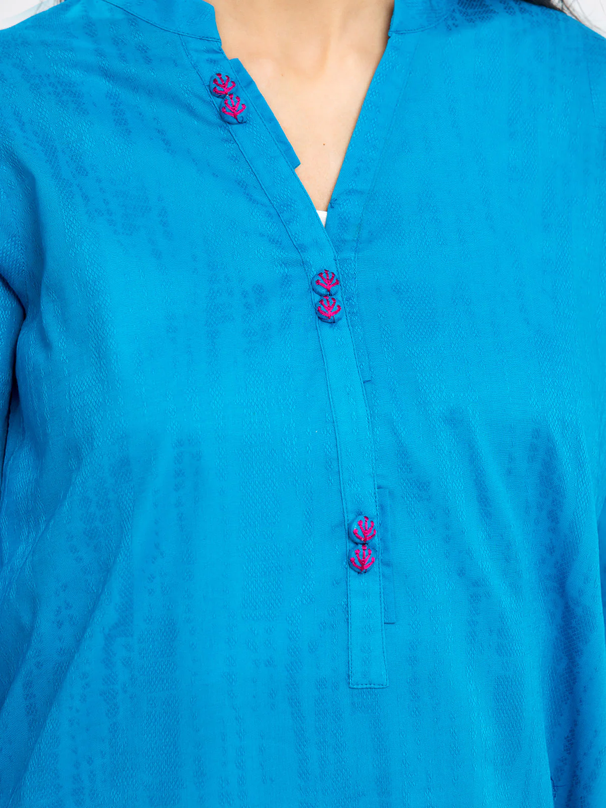 Pret Solid Dobby Shirt Trouser - EWTKS24-68971ST - Image 3