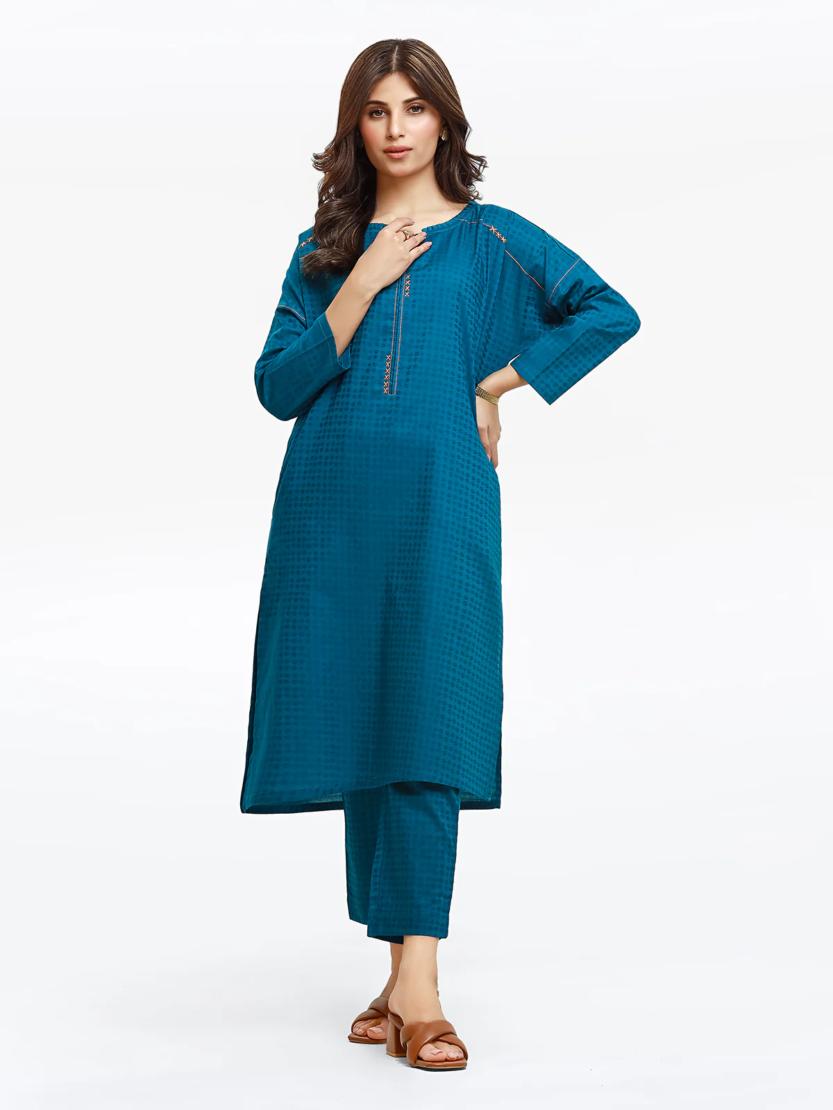 Pret Solid Dobby Co-ord Set - EWTKS24-68976ST