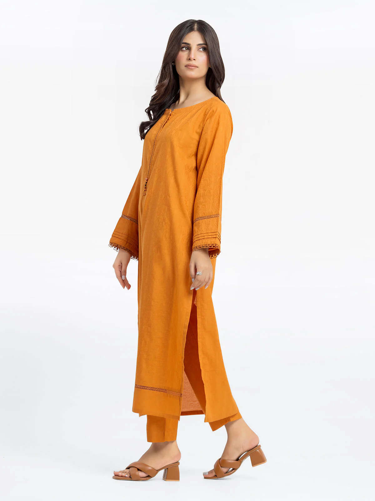 Pret Solid Dobby Shirt Trouser - EWTKS24-69695ST - Image 3