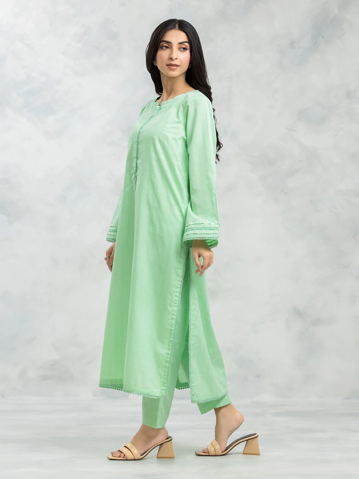 Pret Solid Dobby Shirt Trouser - EWTKS24-69698ST - Image 4