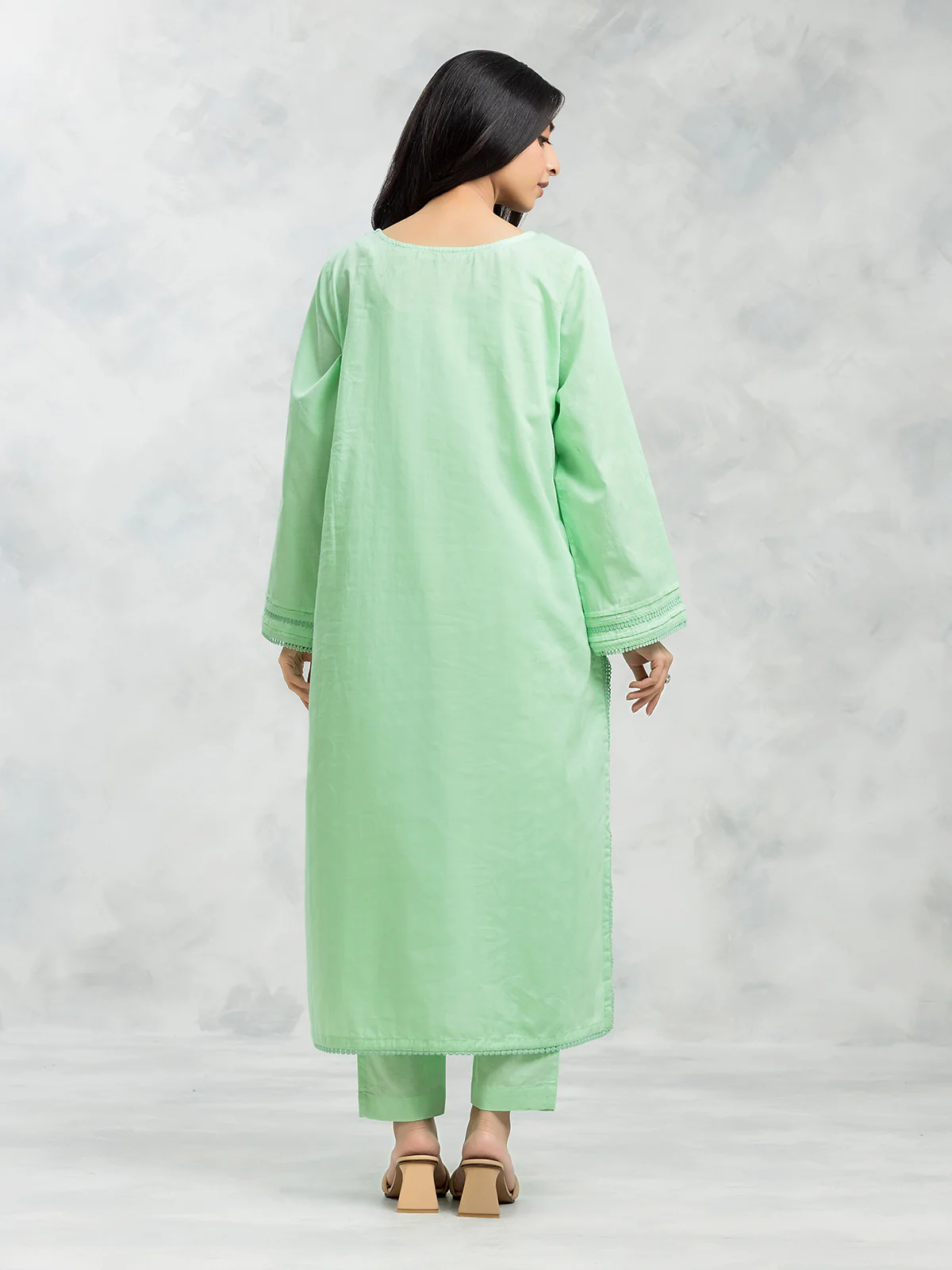 Pret Solid Dobby Shirt Trouser - EWTKS24-69698ST - Image 5