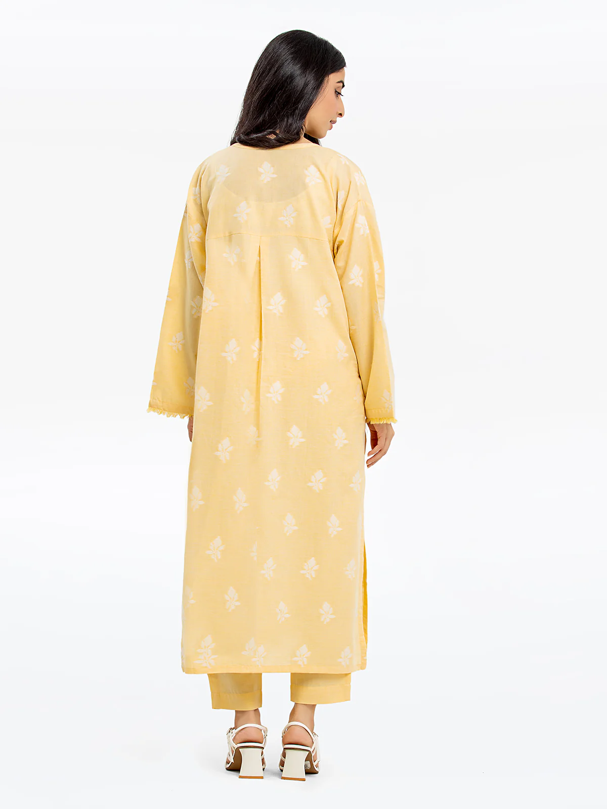 Pret Printed Jacquard Shirt Trouser - EWTKS24-80089ST - Image 6