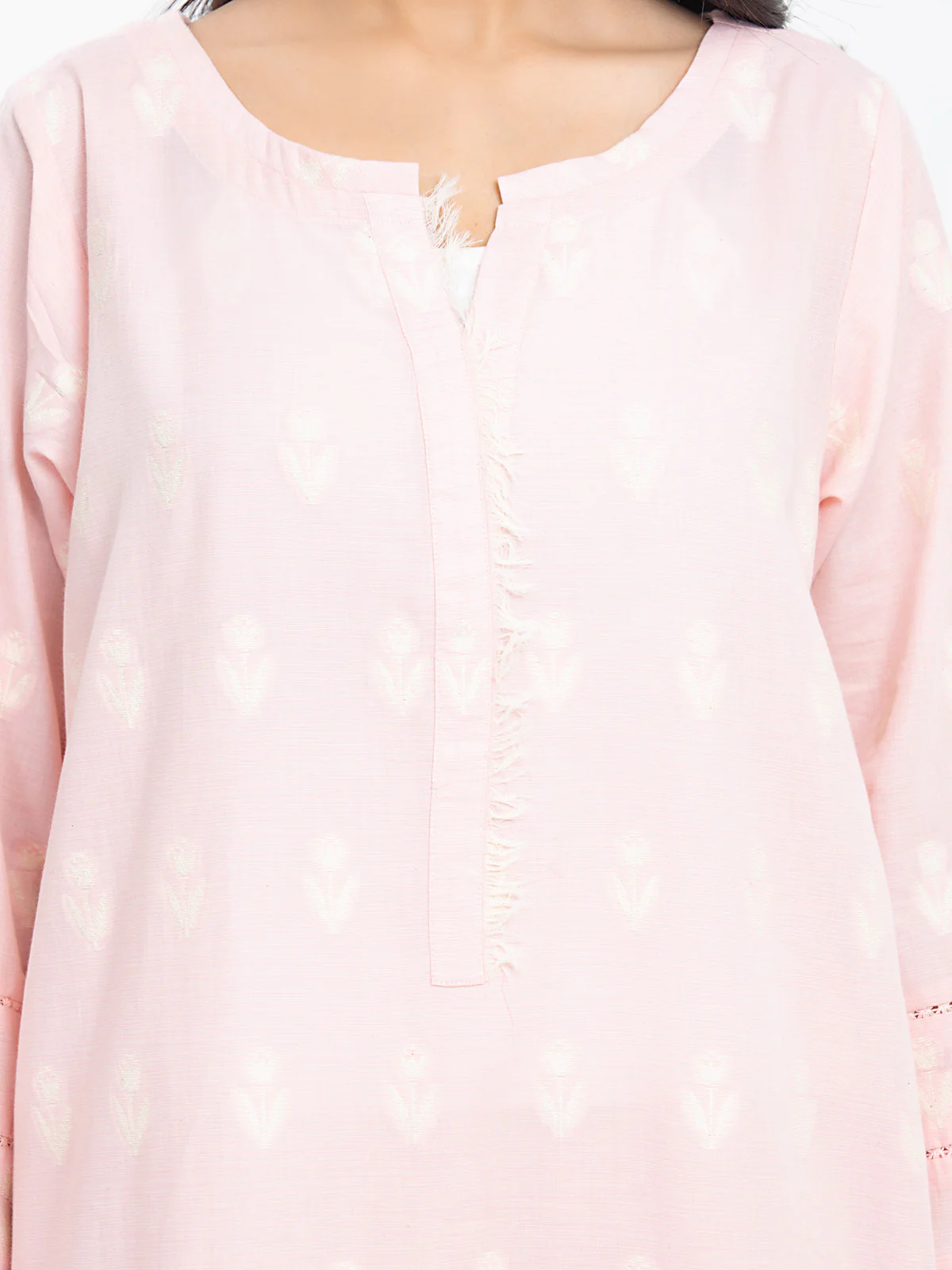 Pret Printed Jacquard Shirt Trouser - EWTKS24-80093ST - Image 3