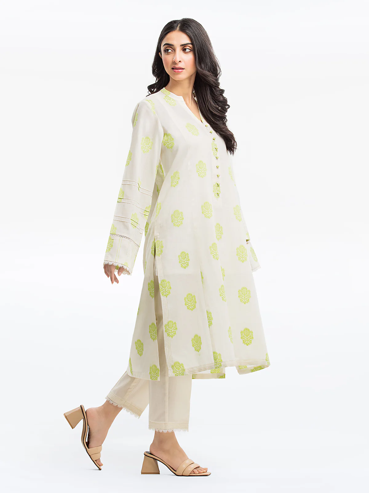 Pret Solid Jacquard Shirt Trouser - EWTKS24-80096ST - Image 4