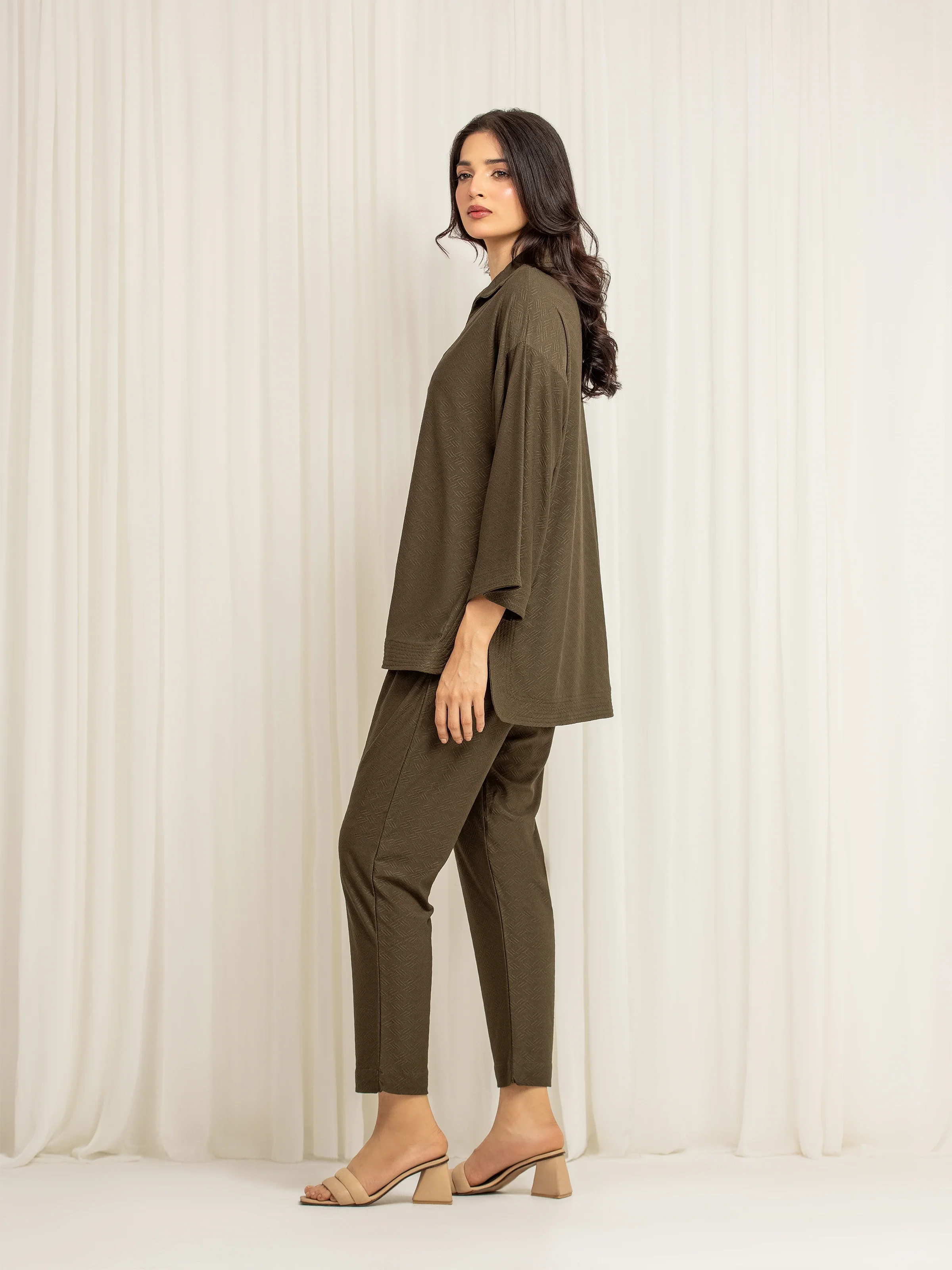 Pret Solid Jacquard Co-Ord Set - EWTKS5-84114ST - Image 5