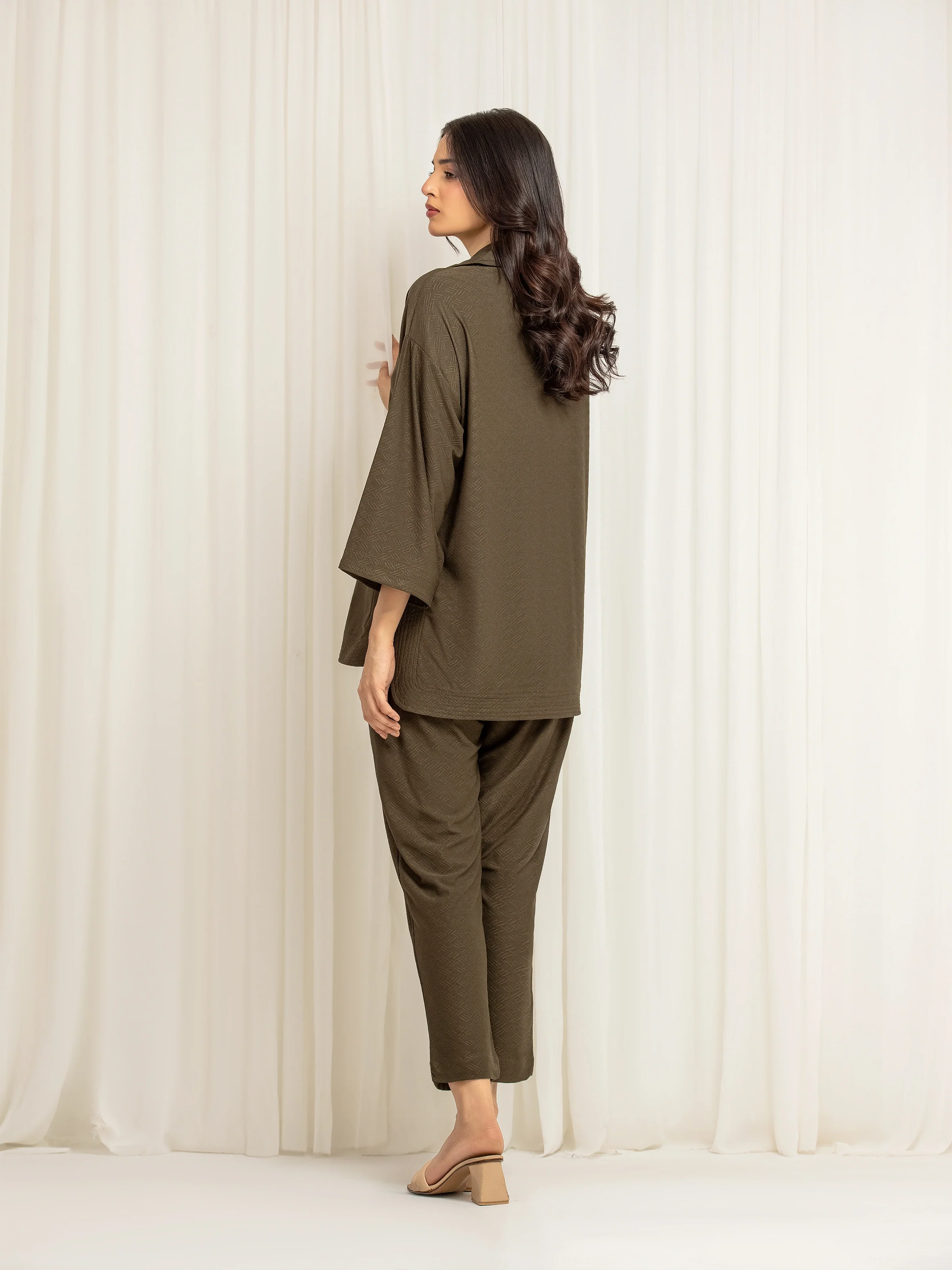 Pret Solid Jacquard Co-Ord Set - EWTKS5-84114ST - Image 6