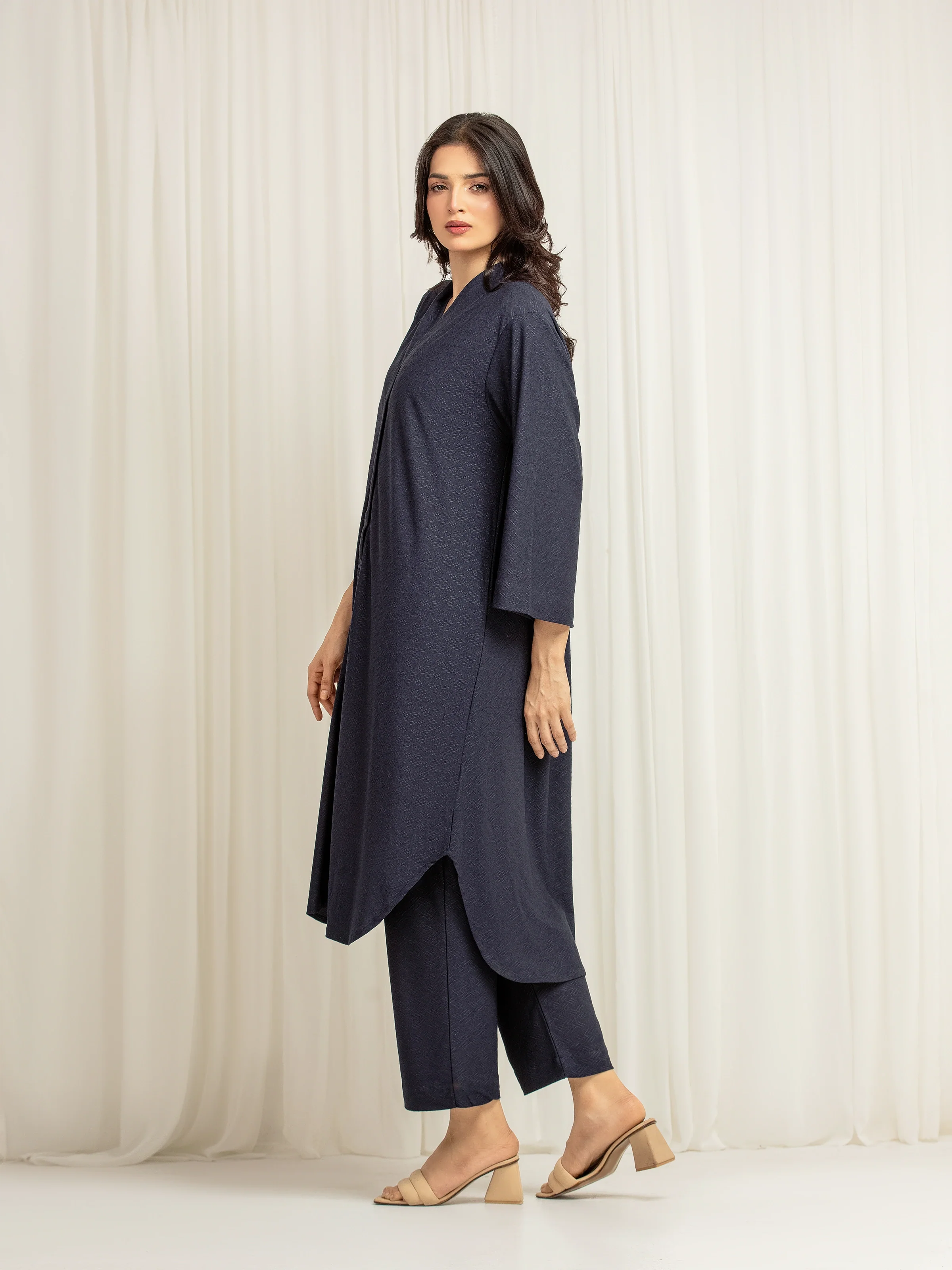 Pret Solid Jacquard Co-Ord Set - EWTKS5-84115ST - Image 4