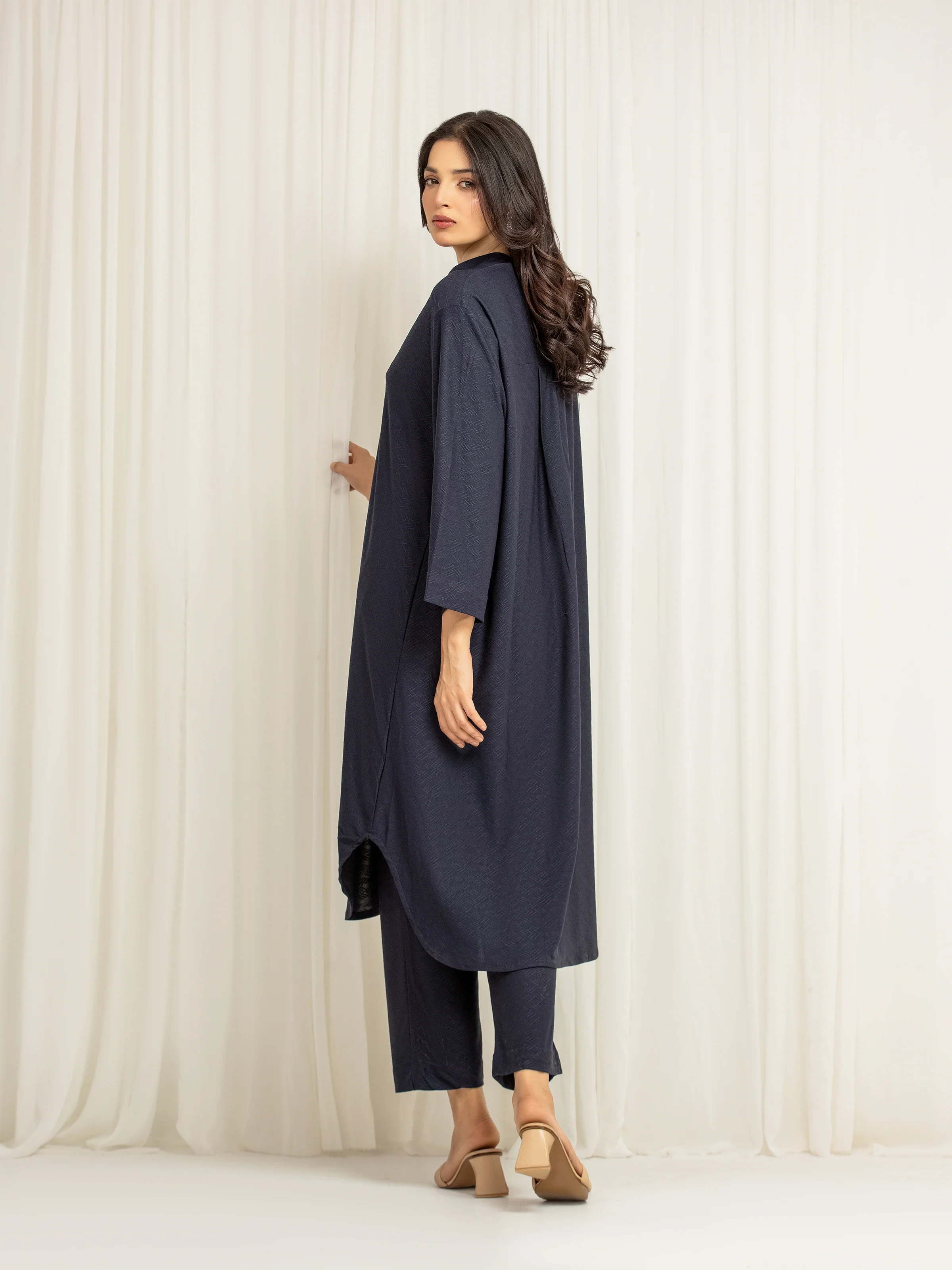 Pret Solid Jacquard Co-Ord Set - EWTKS5-84115ST - Image 5