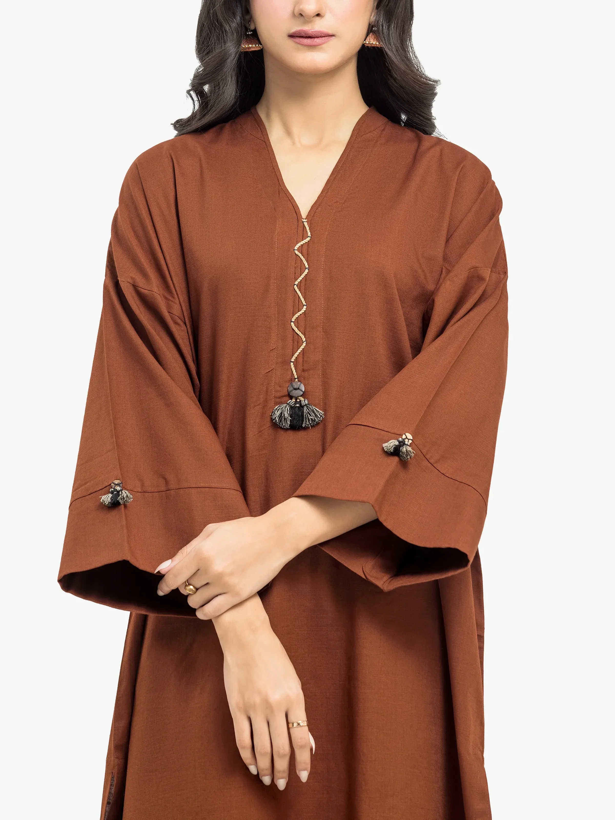 Pret Solid Khaddar Co-ord Set - EWTKS24-81396ST - Image 2