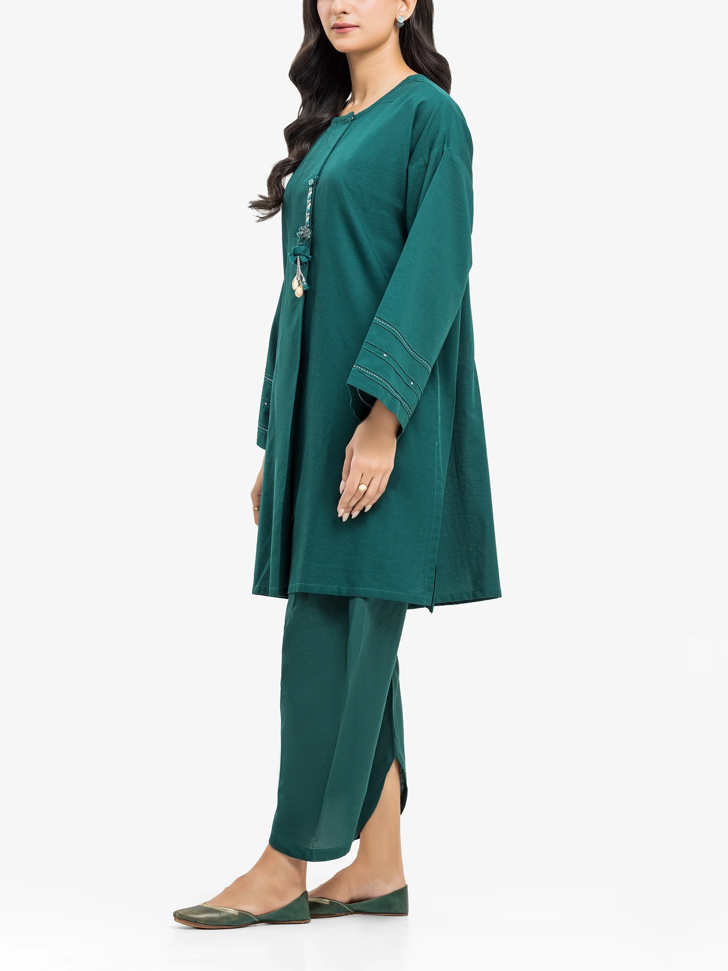 Pret Solid Khaddar Co-ord Set - EWTKS24-81397ST - Image 4