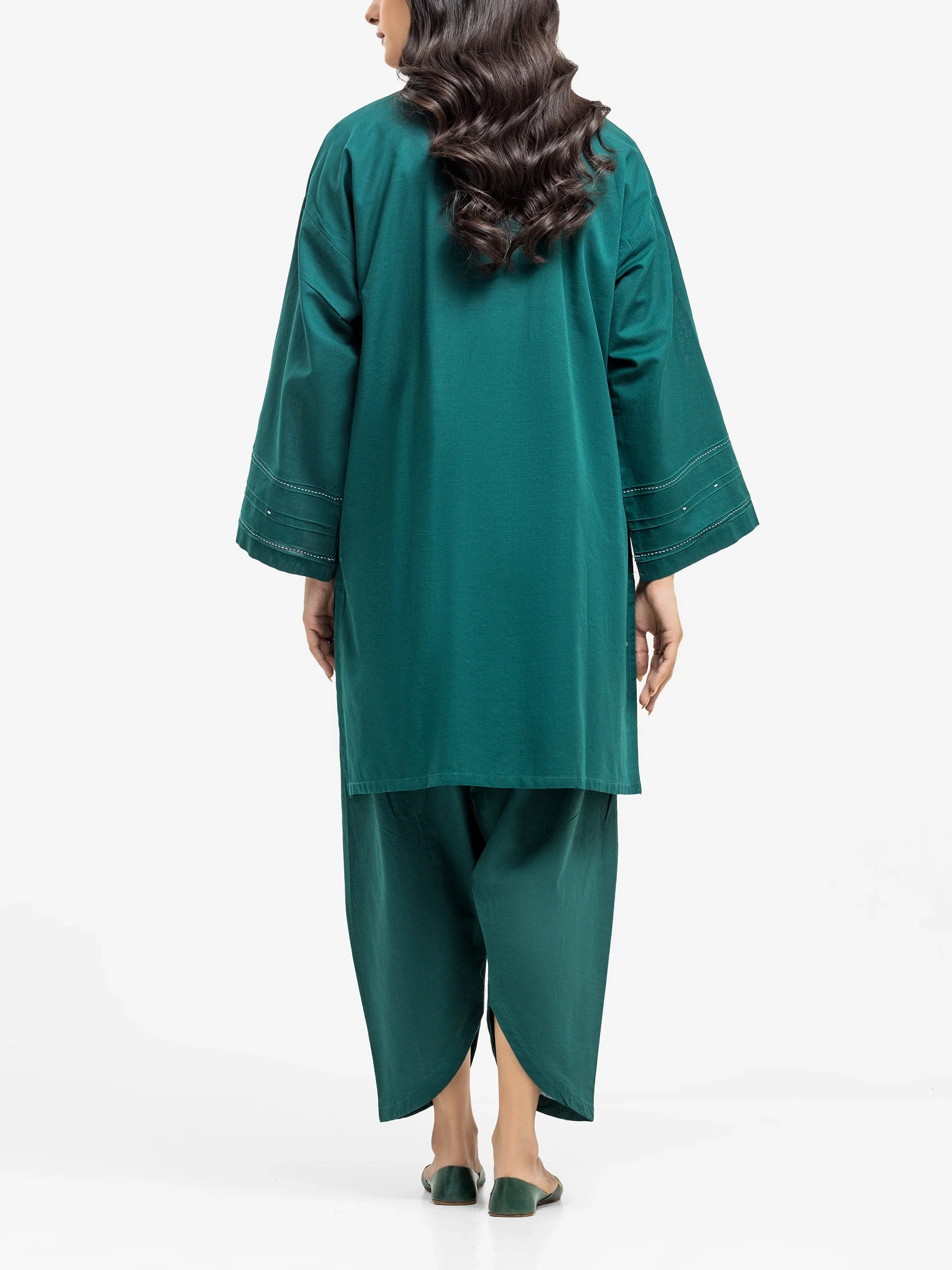 Pret Solid Khaddar Co-ord Set - EWTKS24-81397ST - Image 5