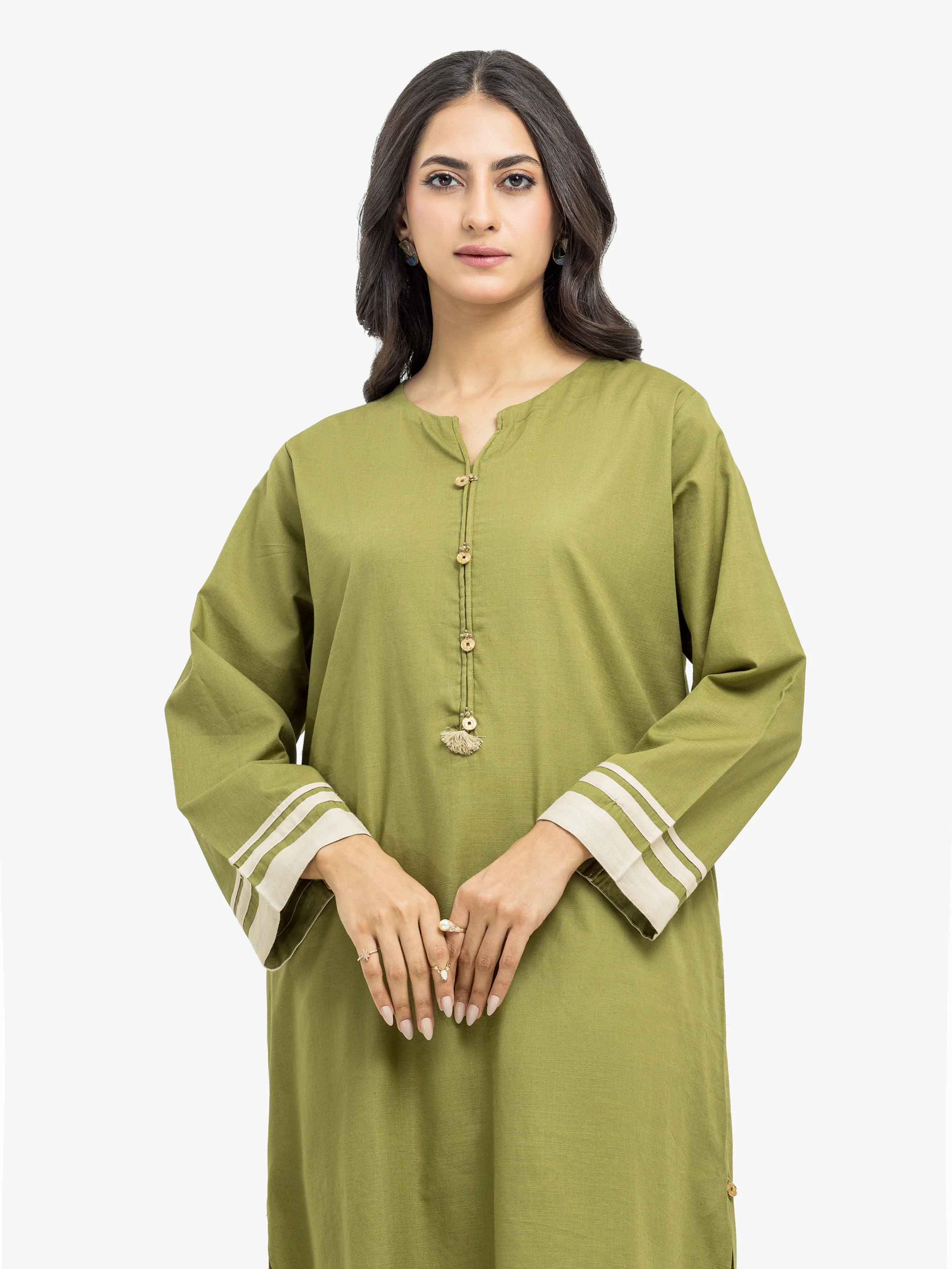 Pret Solid Khaddar Shirt Trouser - EWTKS24-81400ST - Image 2