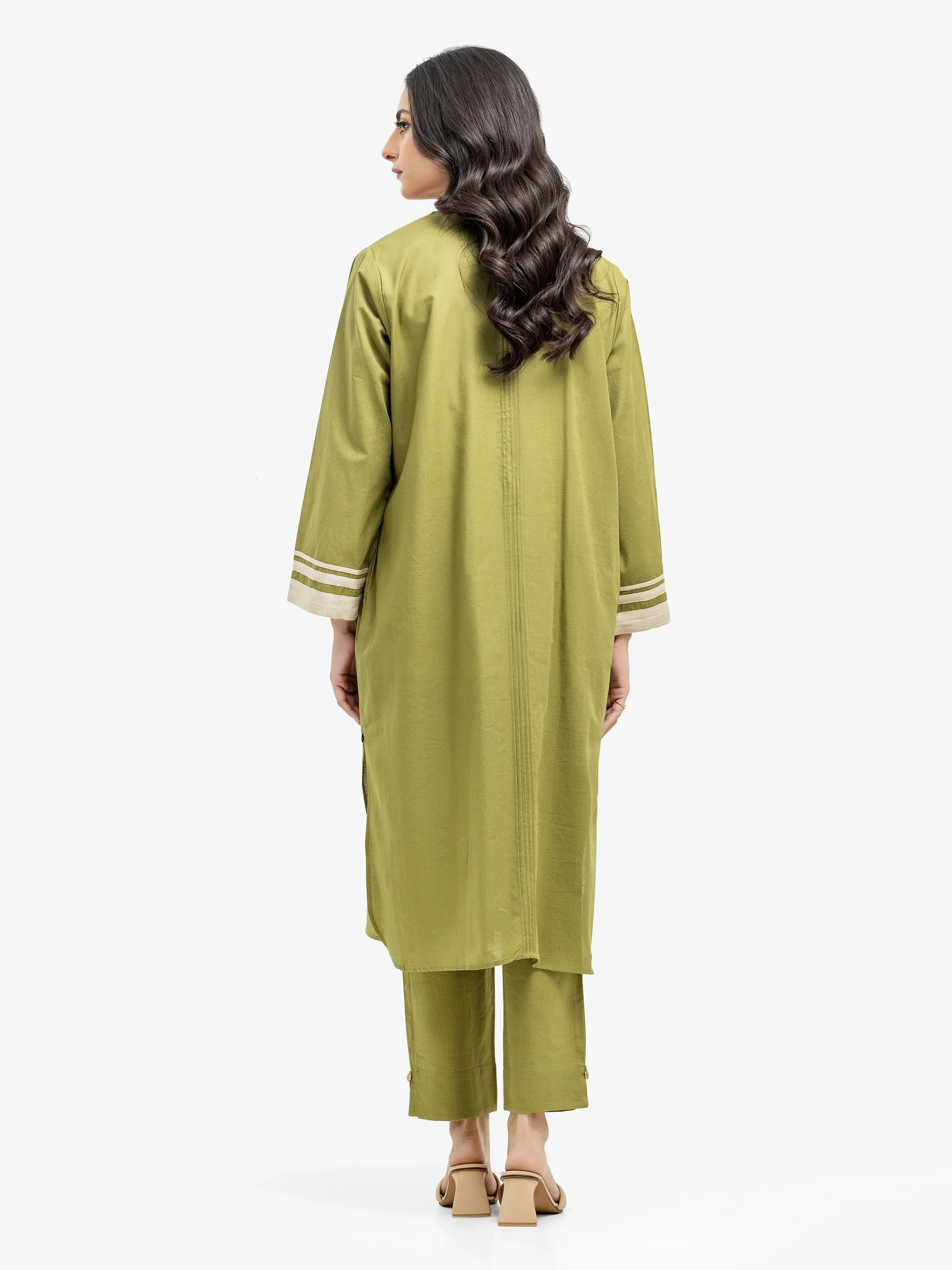 Pret Solid Khaddar Shirt Trouser - EWTKS24-81400ST - Image 5