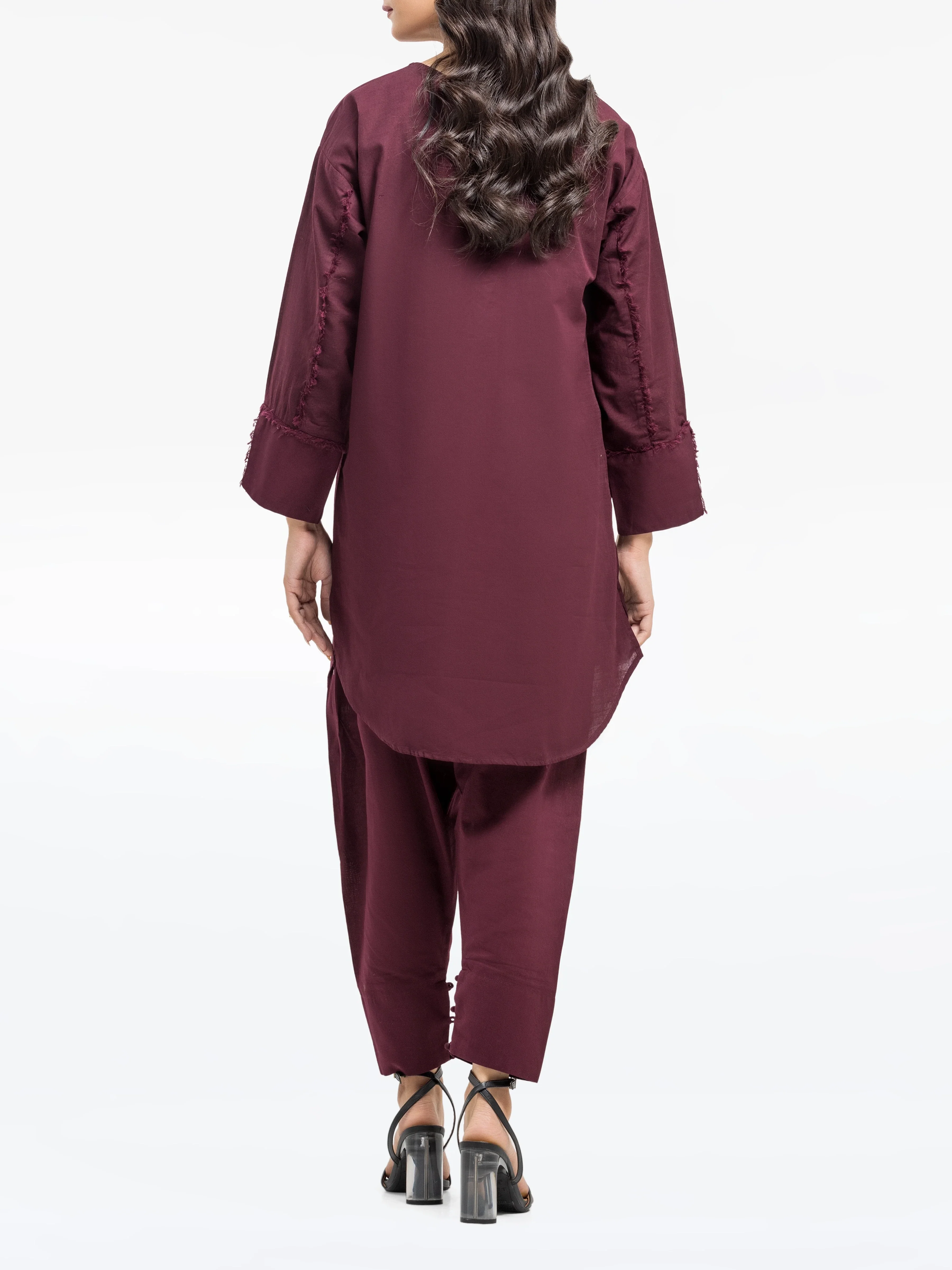 Pret Solid Khaddar Co-ord Set - EWTKS24-81401ST - Image 6