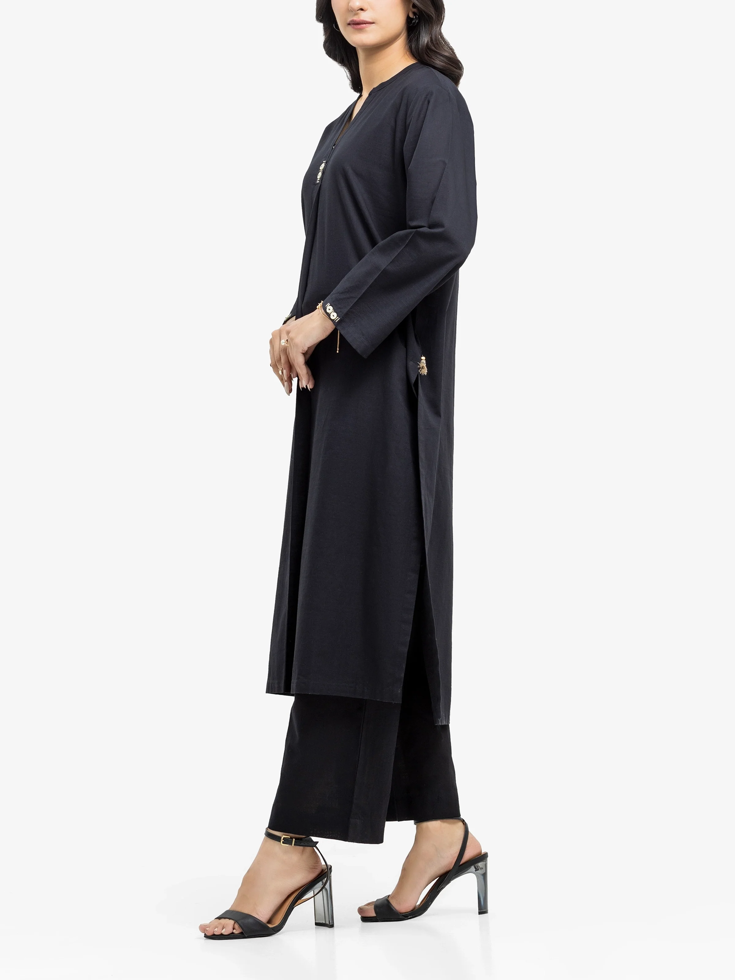 Pret Solid Khaddar Co-ord Set - EWTKS24-81402ST - Image 4