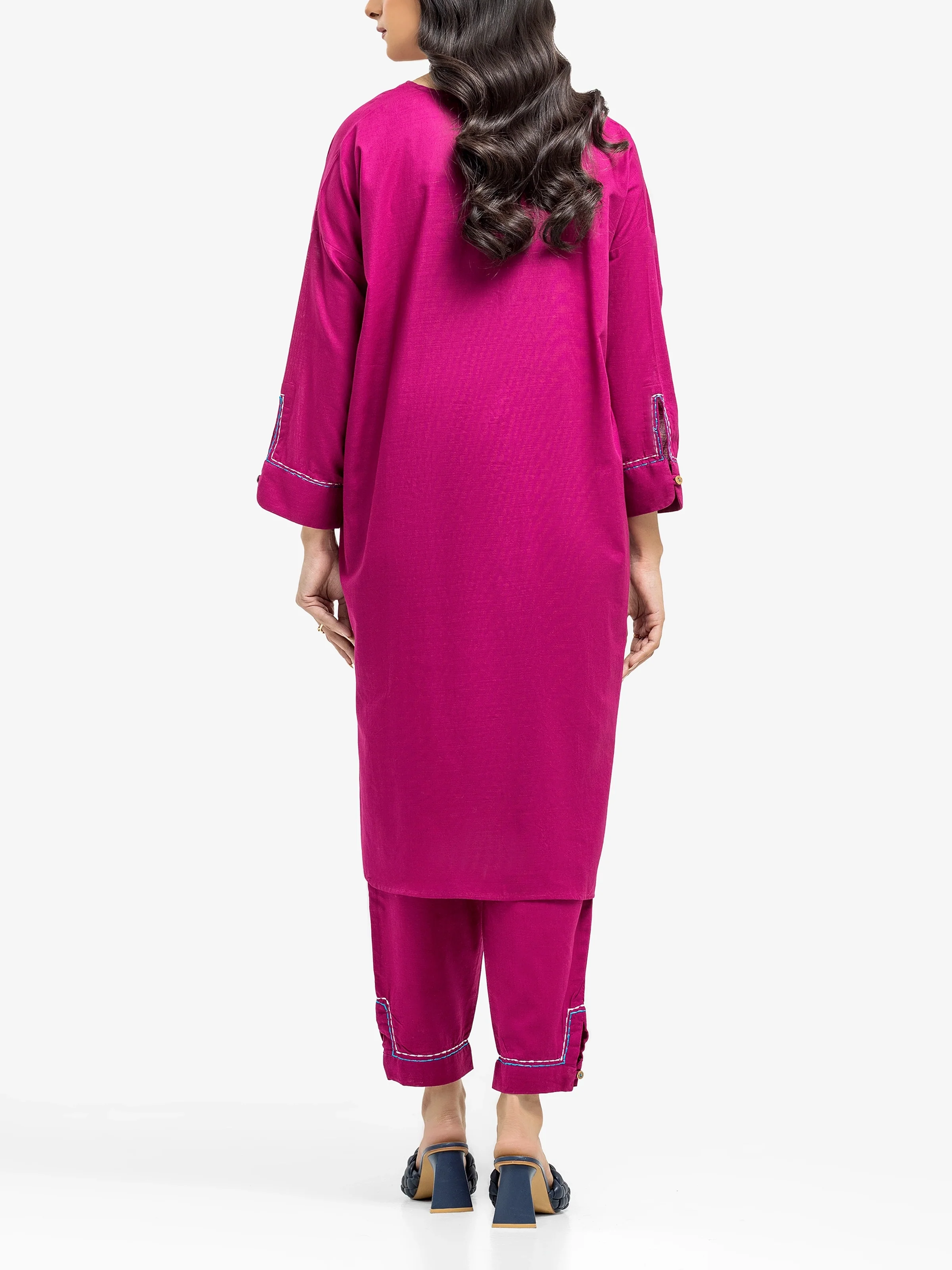 Pret Solid Khaddar Co-ord Set - EWTKS24-81403ST - Image 7