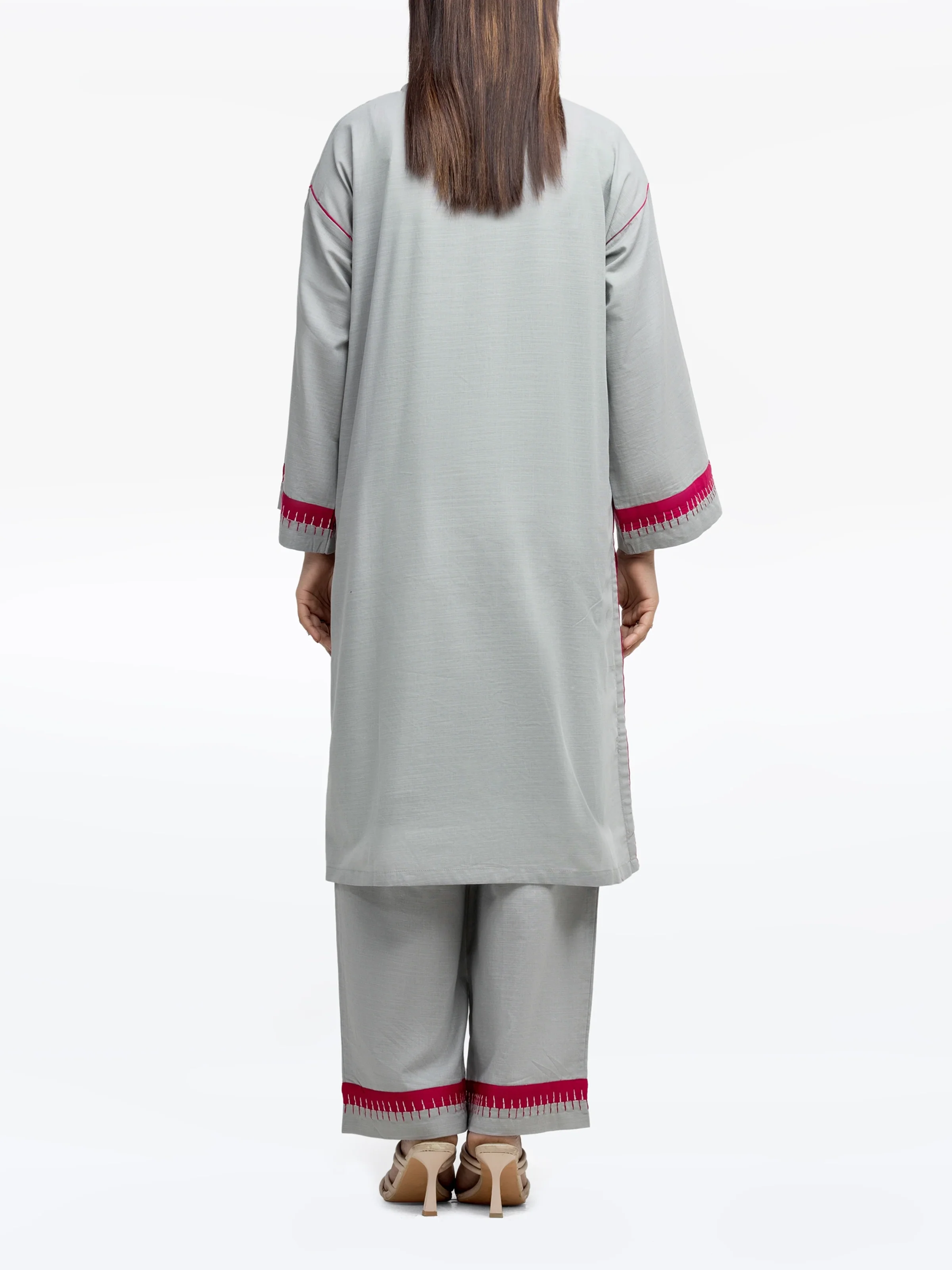 Pret Solid Khaddar Co-ord Set - EWTKS24-81404ST - Image 6