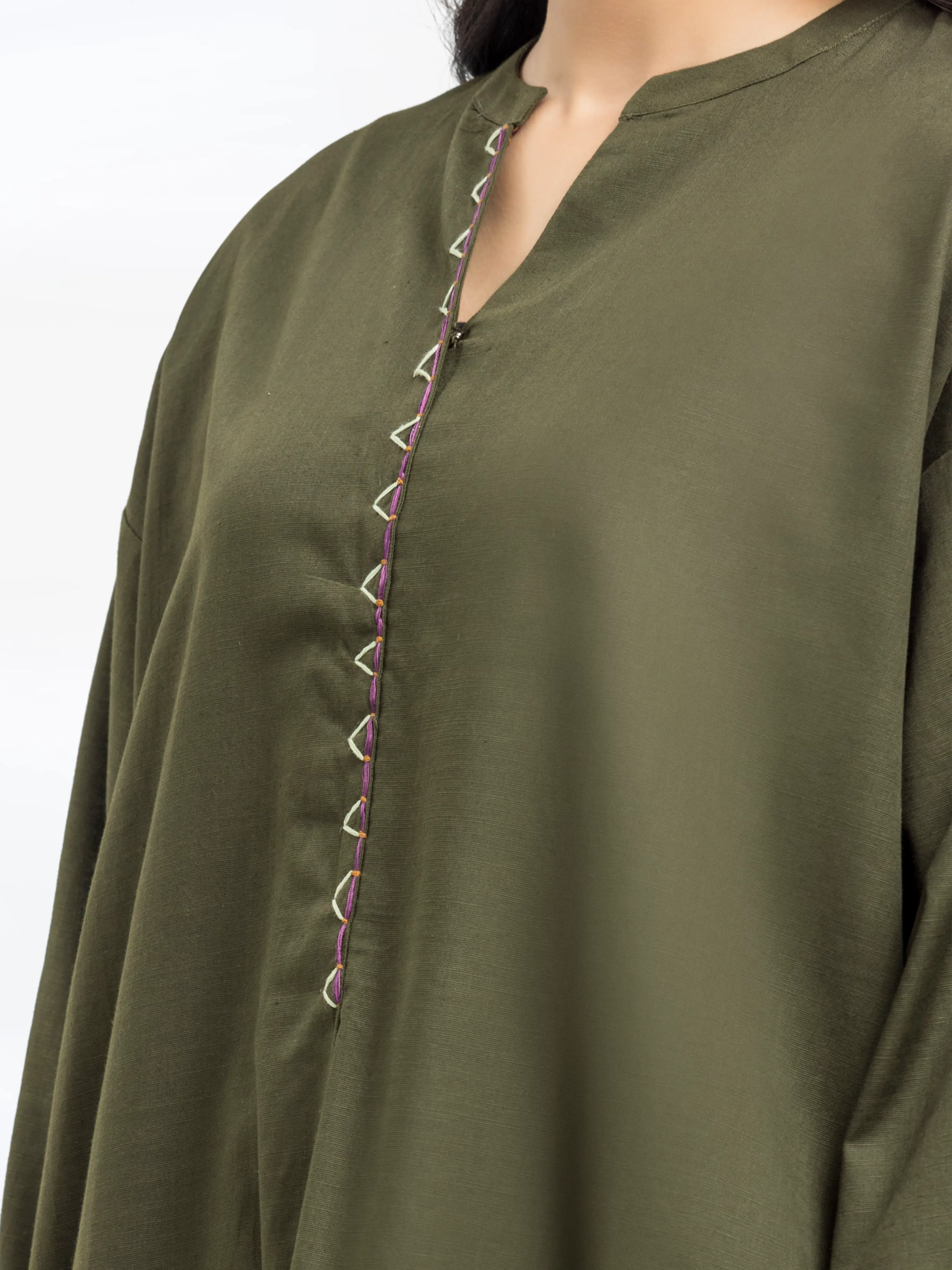 Pret Solid Khaddar Co-ord Set - EWTKS24-81405ST - Image 3