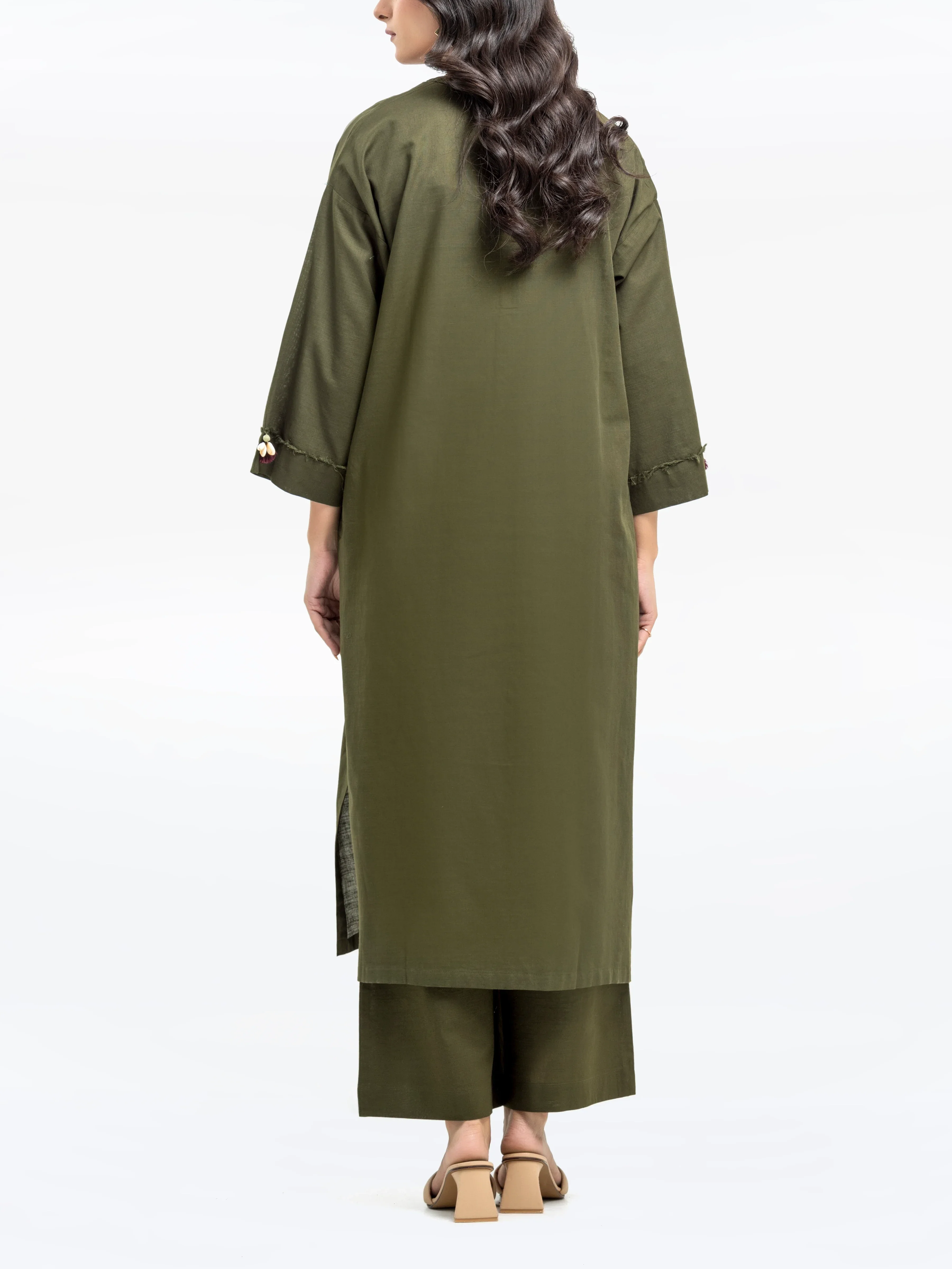 Pret Solid Khaddar Co-ord Set - EWTKS24-81405ST - Image 6