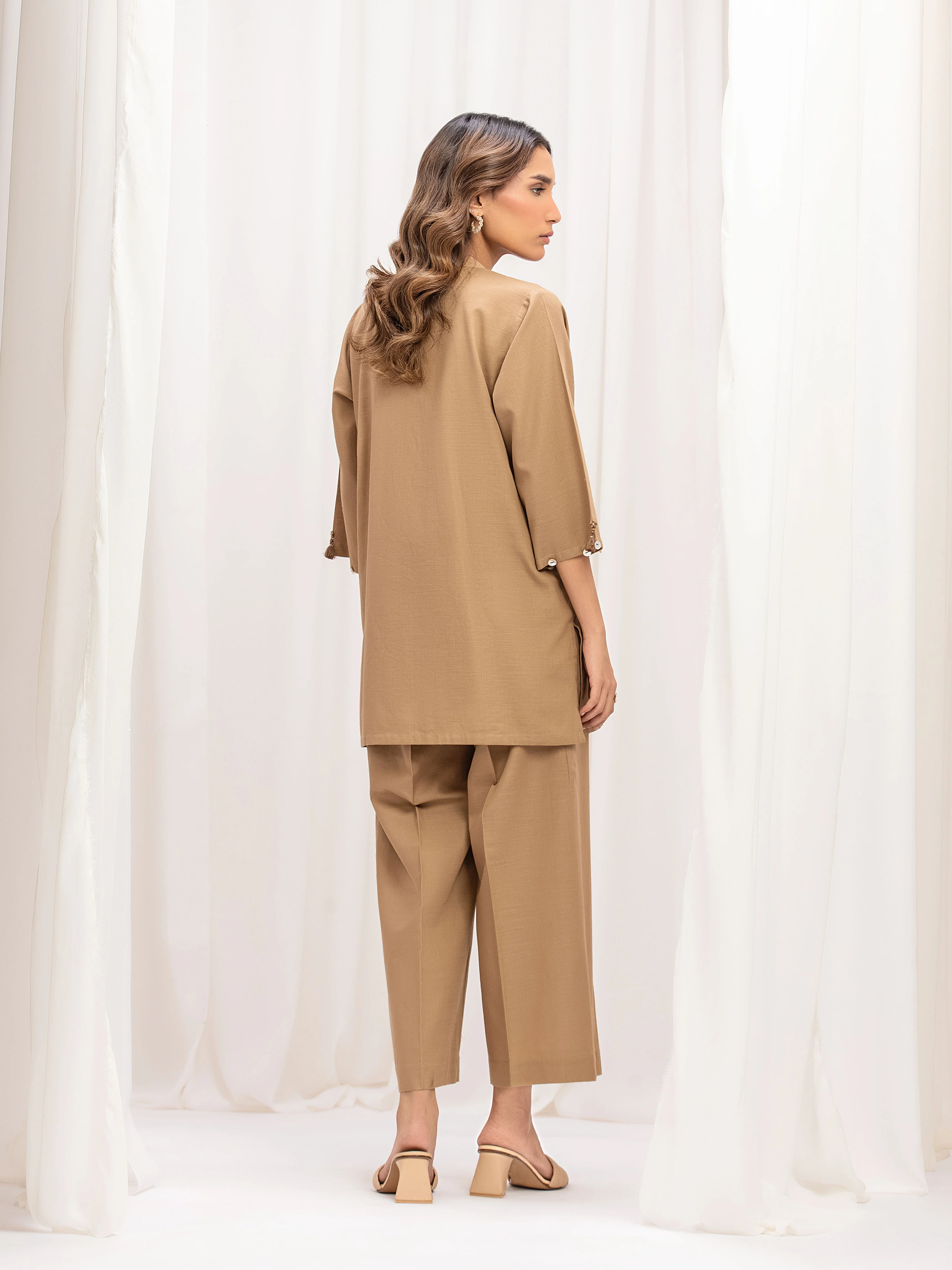 Pret Solid Khaddar Co-ord Set - EWTKS5-81427ST - Image 5