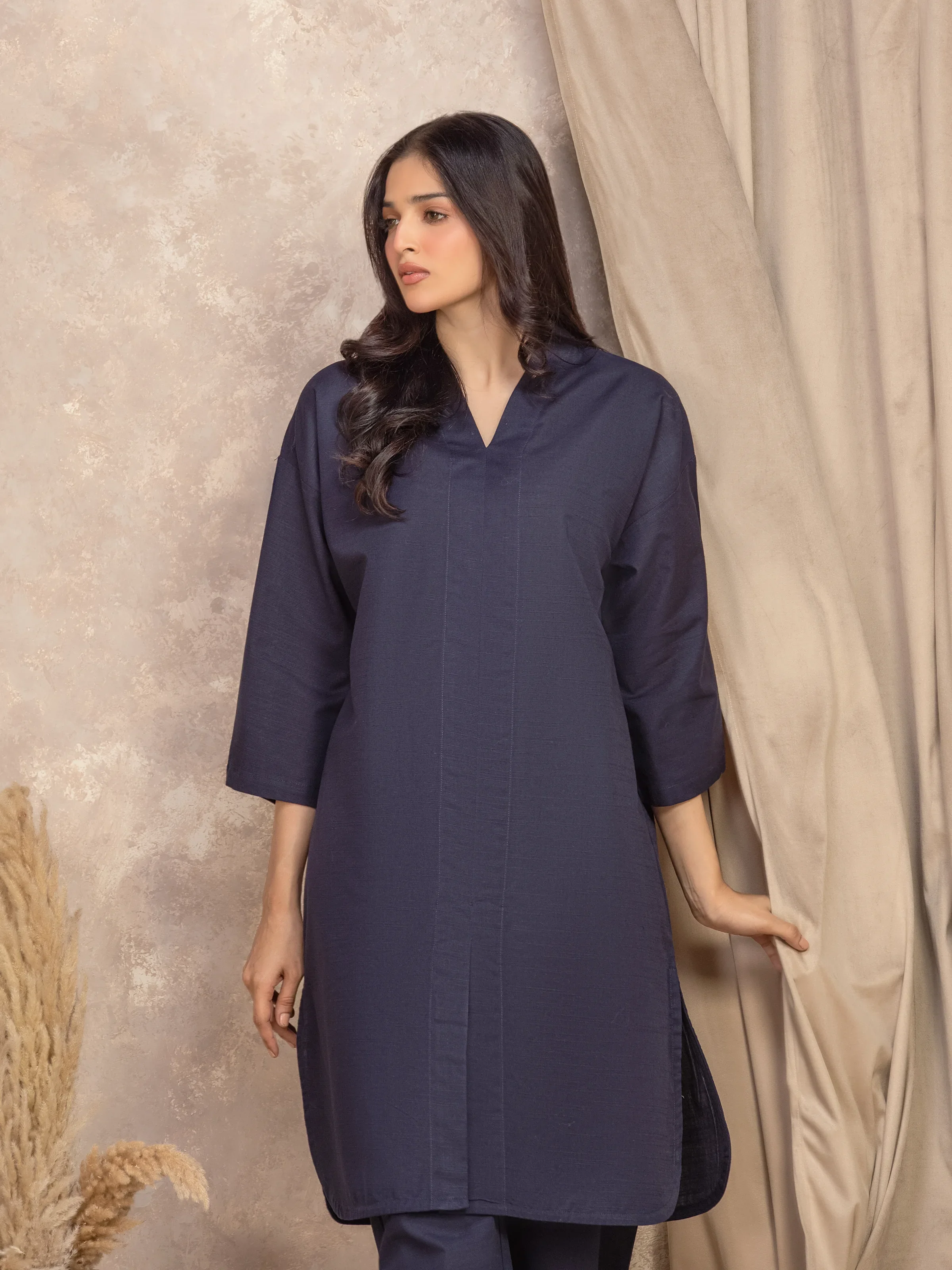 Pret Solid Khaddar Co-ord Set - EWTKS5-84022ST - Image 2