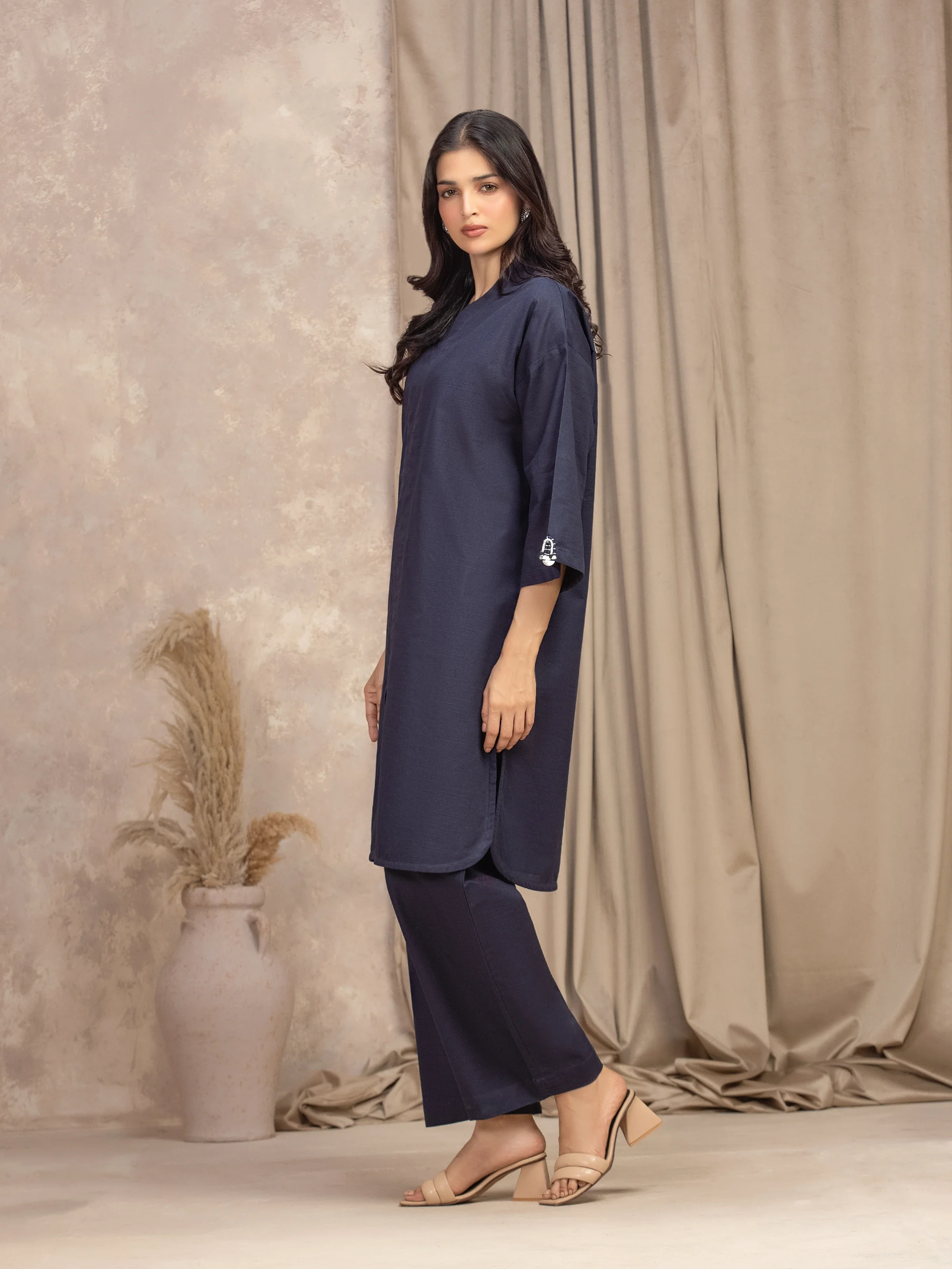 Pret Solid Khaddar Co-ord Set - EWTKS5-84022ST - Image 5