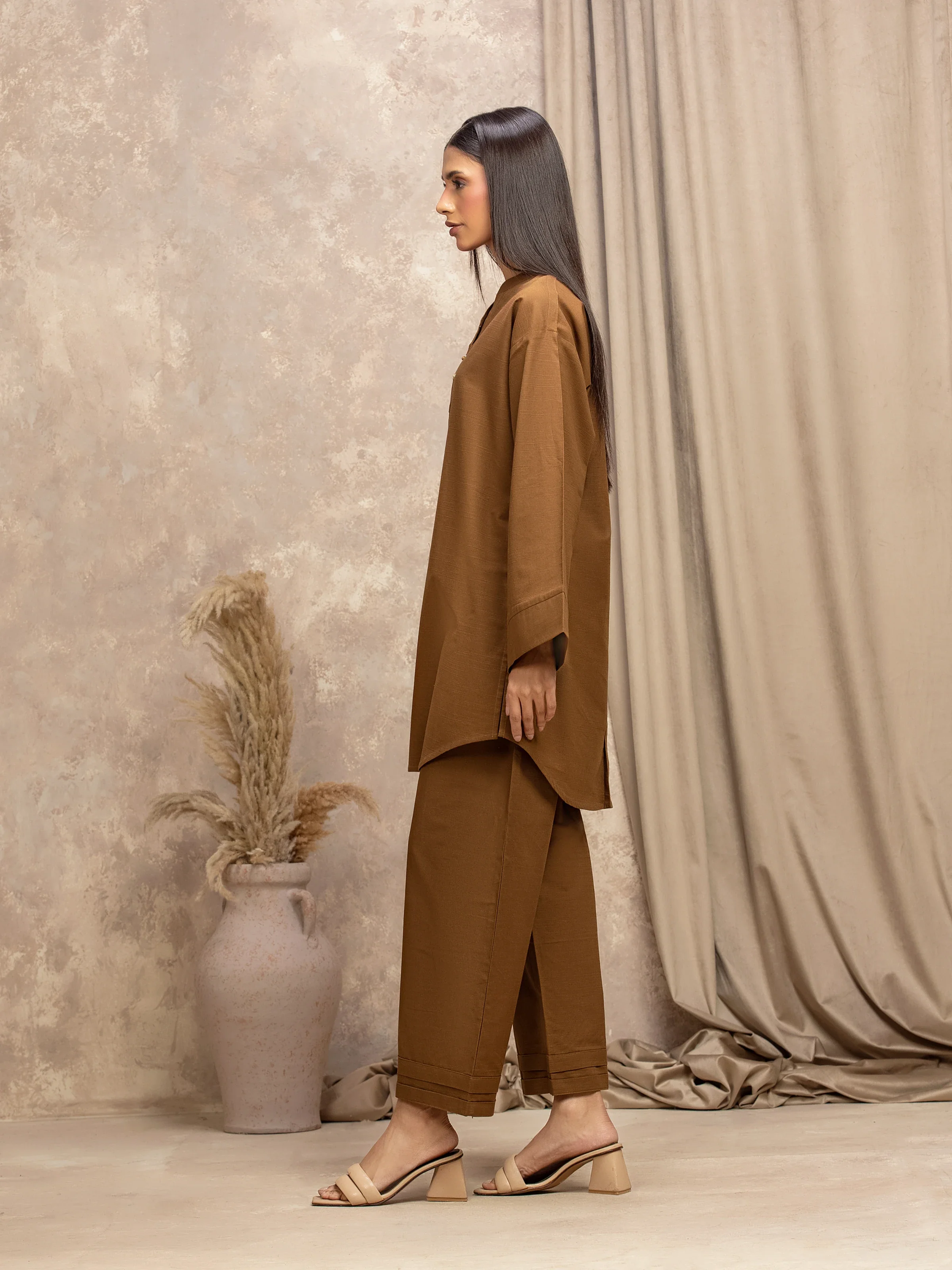 Pret Solid Khaddar Co-ord Set - EWTKS5-84024ST - Image 5