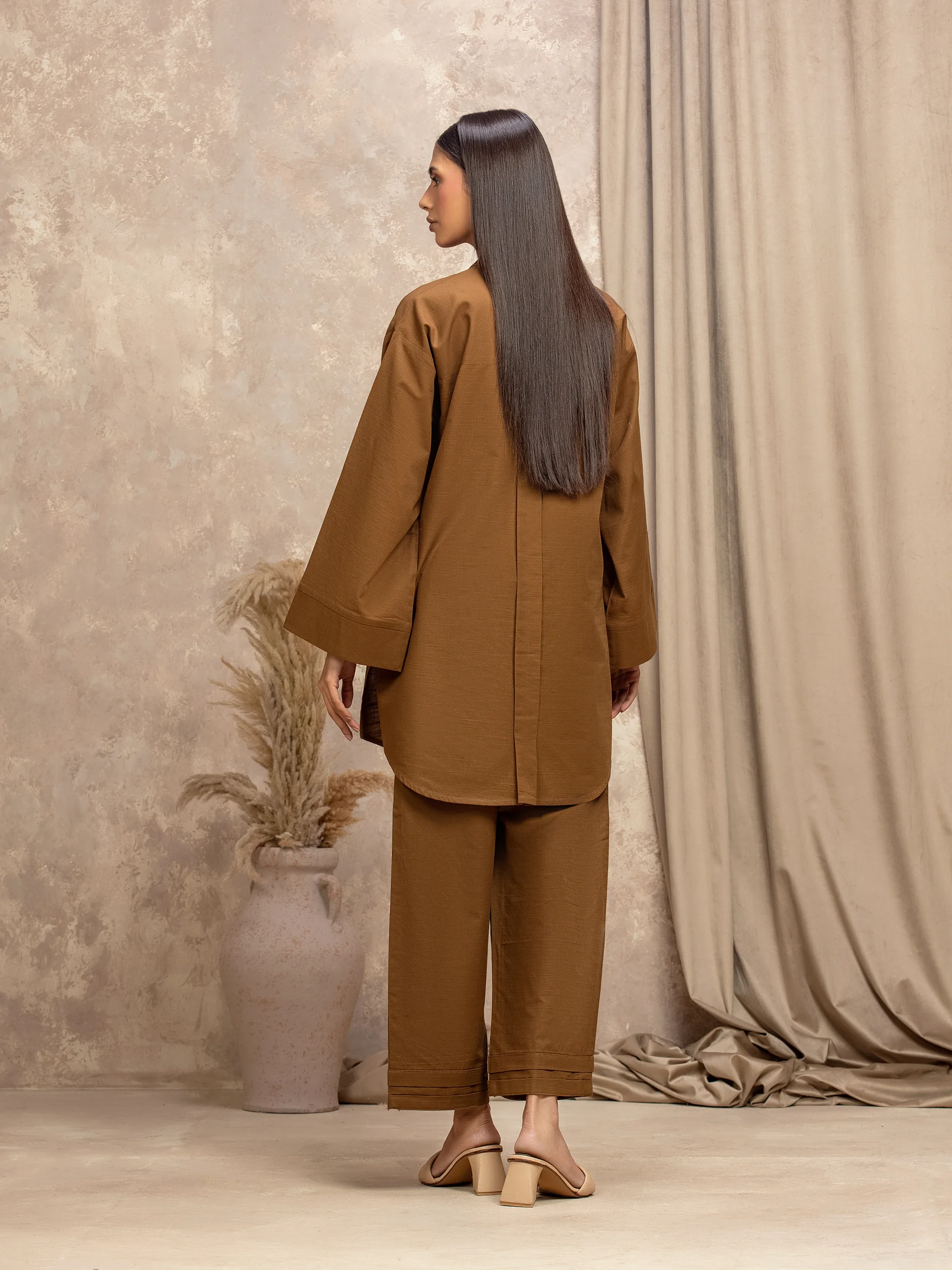 Pret Solid Khaddar Co-ord Set - EWTKS5-84024ST - Image 6