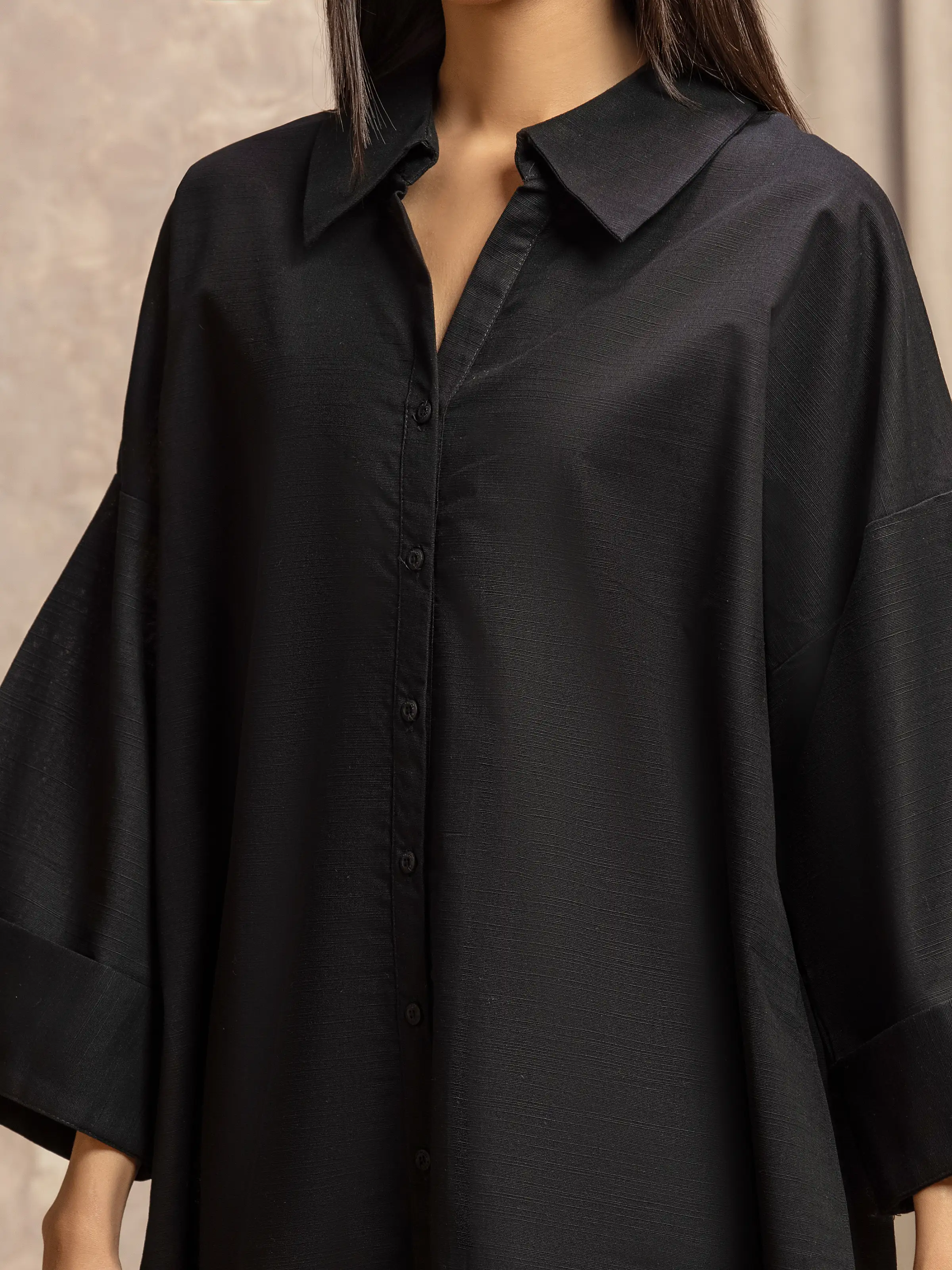 Pret Solid Khaddar Co-ord Set - EWTKS5-84045ST - Image 3
