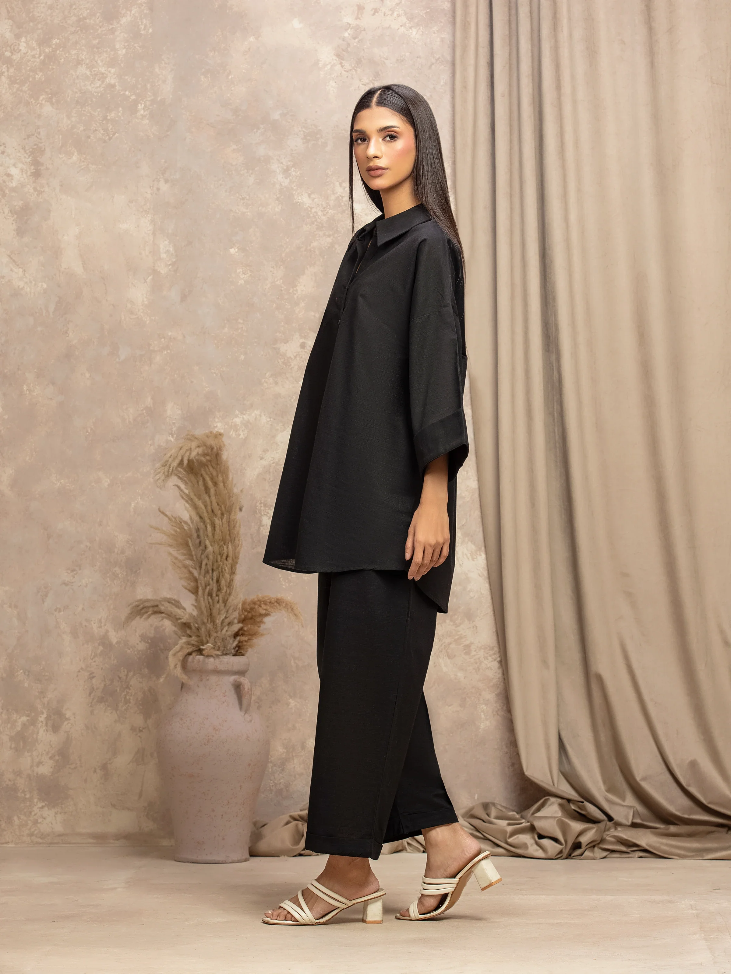 Pret Solid Khaddar Co-ord Set - EWTKS5-84045ST - Image 5