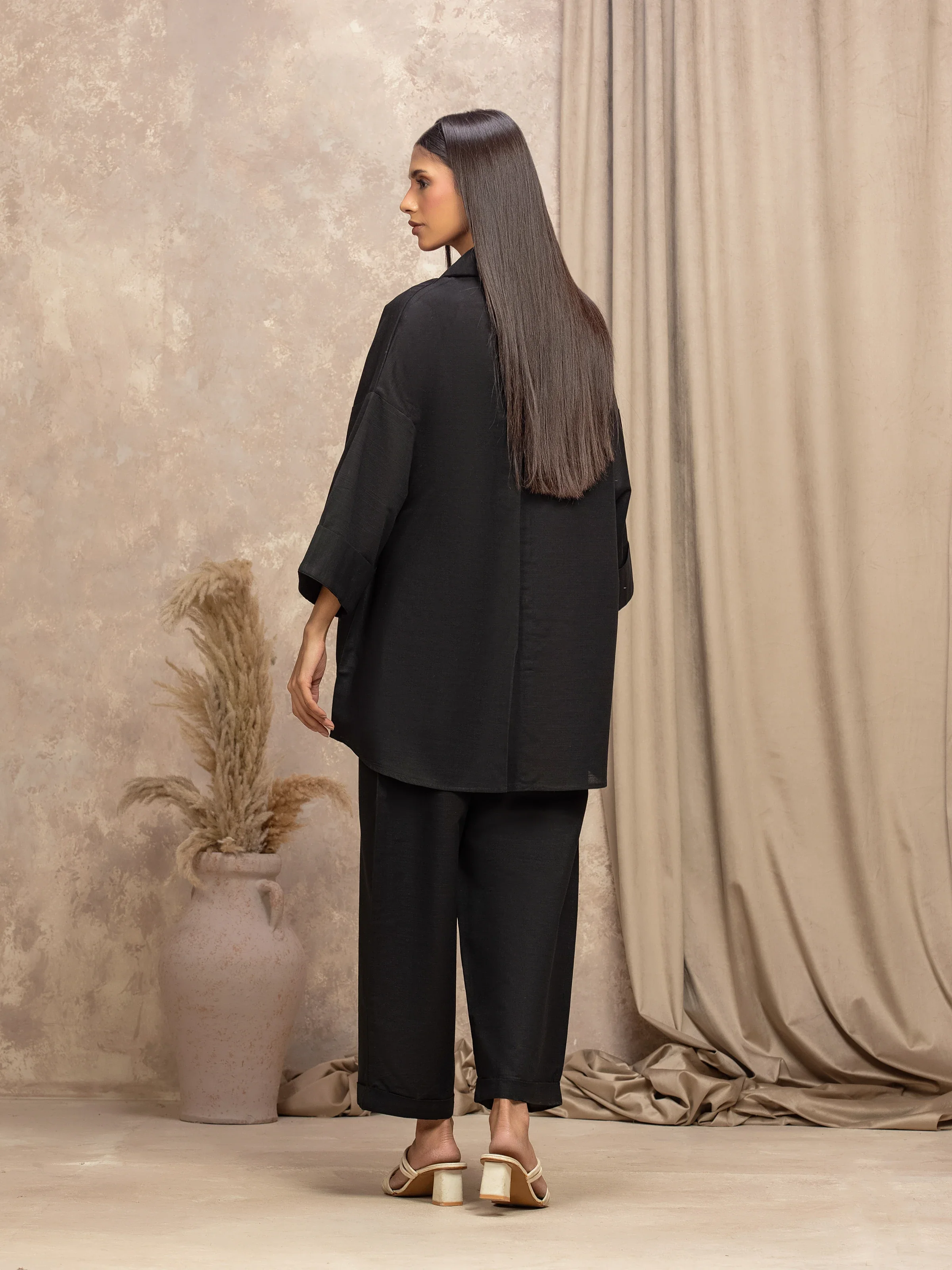 Pret Solid Khaddar Co-ord Set - EWTKS5-84045ST - Image 6