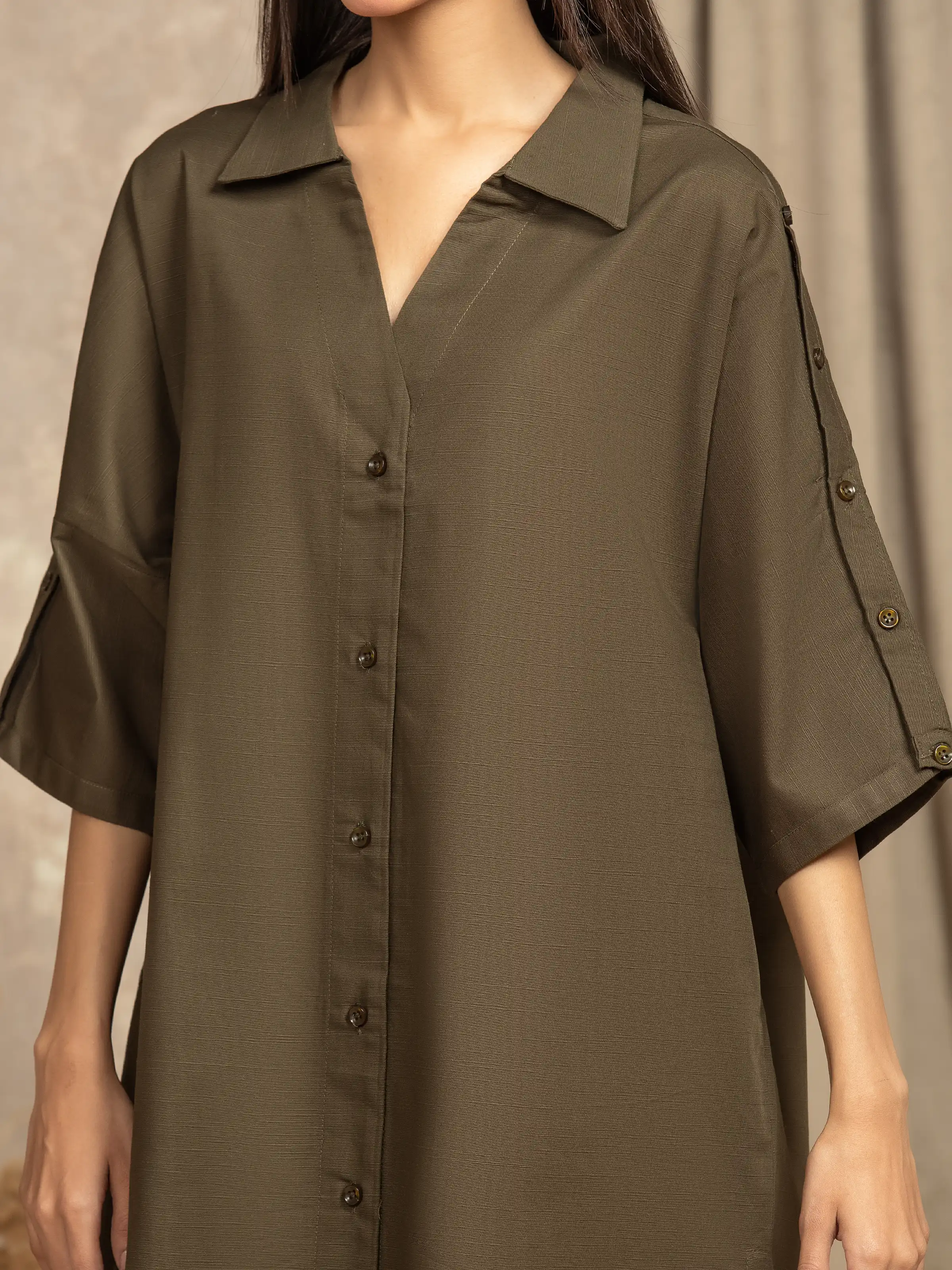Pret Solid Khaddar Co-ord Set - EWTKS5-84048ST - Image 3