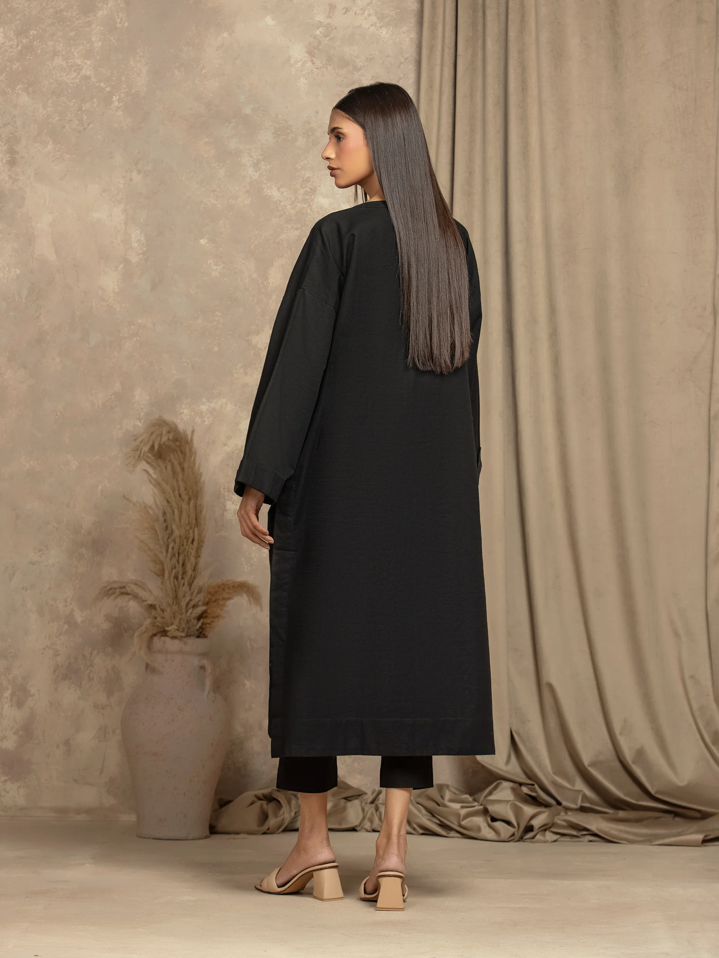 Pret Solid Khaddar Co-ord Set - EWTKS5-84049ST - Image 6