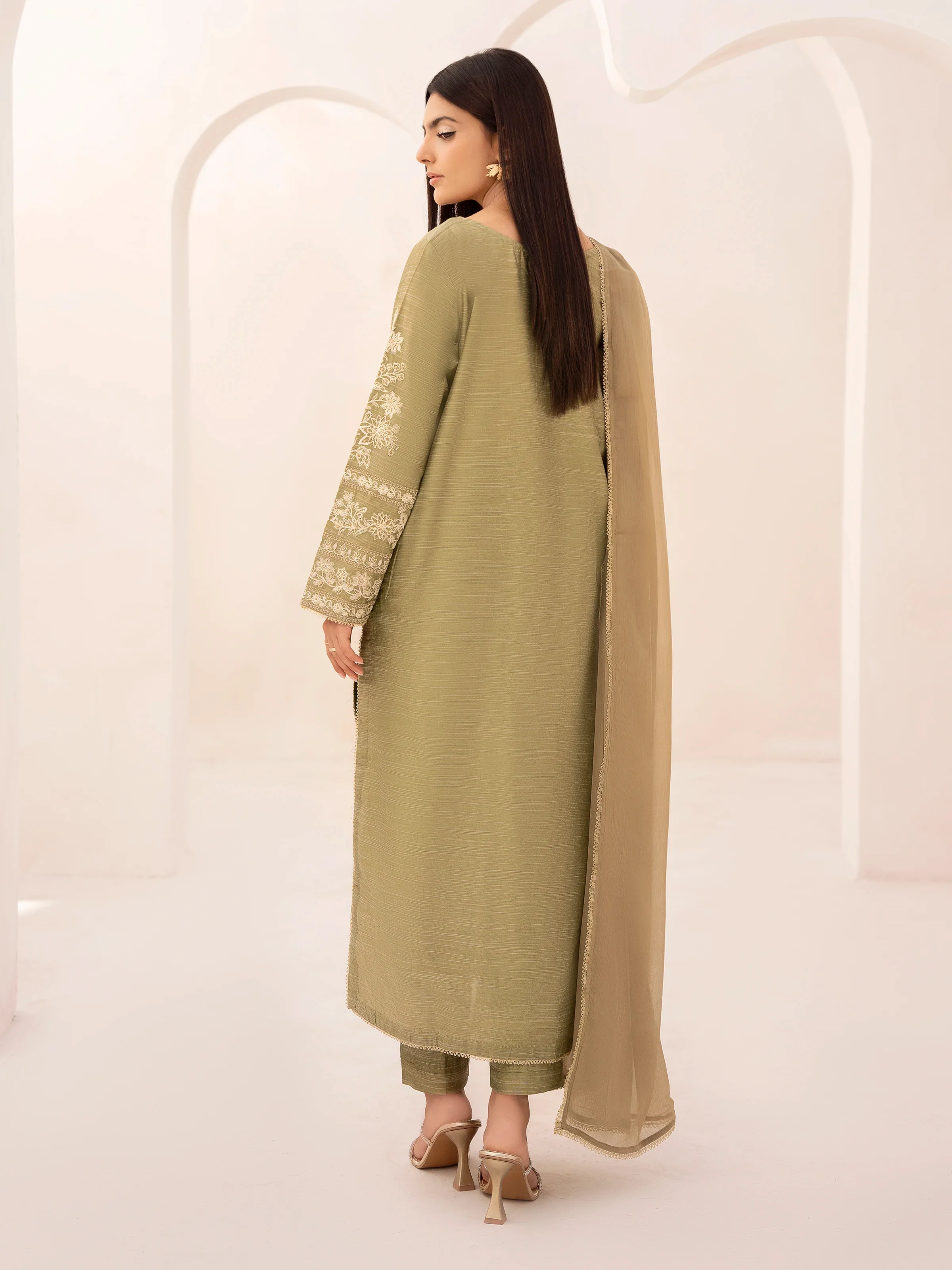 Pret Embroidered Chanderi Suit - EWTPLE24-00026-3P - Image 6