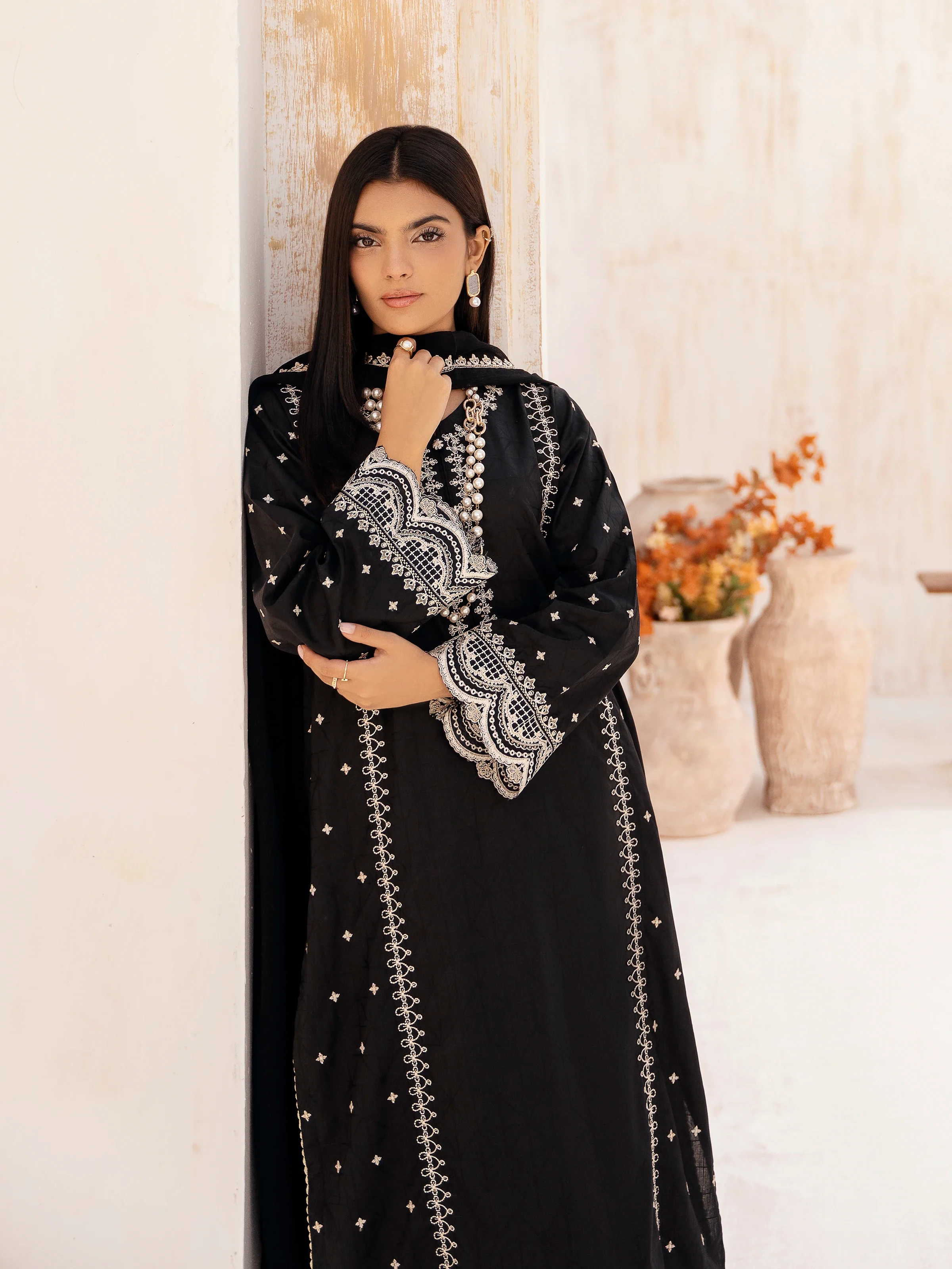 Pret Embroidered Dobby Suit - EWTPLE24-00034-3P - Image 5