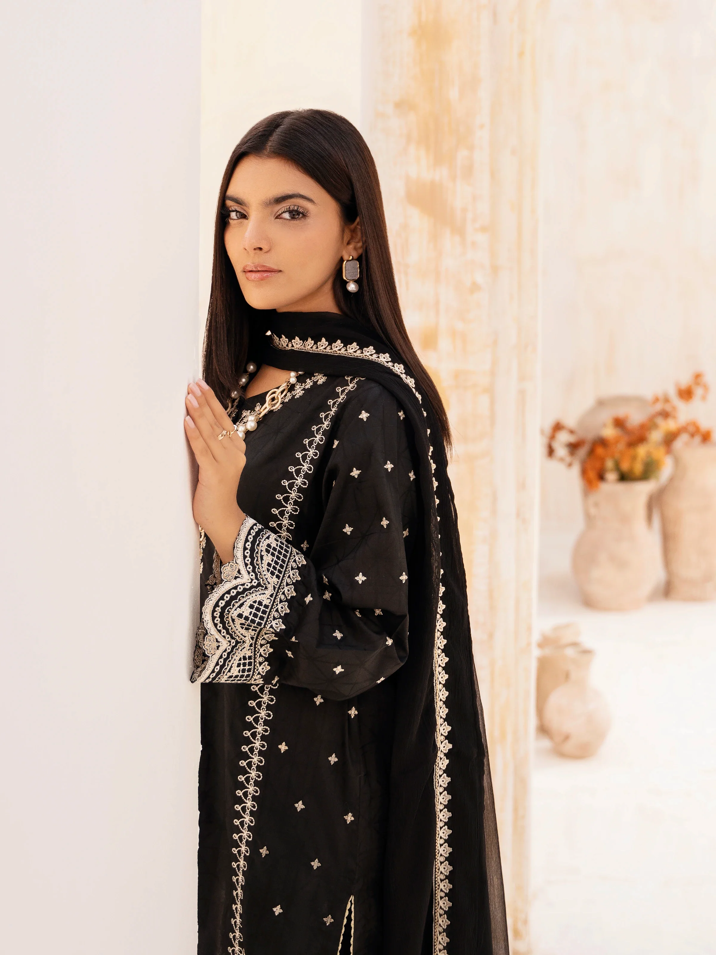 Pret Embroidered Dobby Suit - EWTPLE24-00034-3P - Image 6