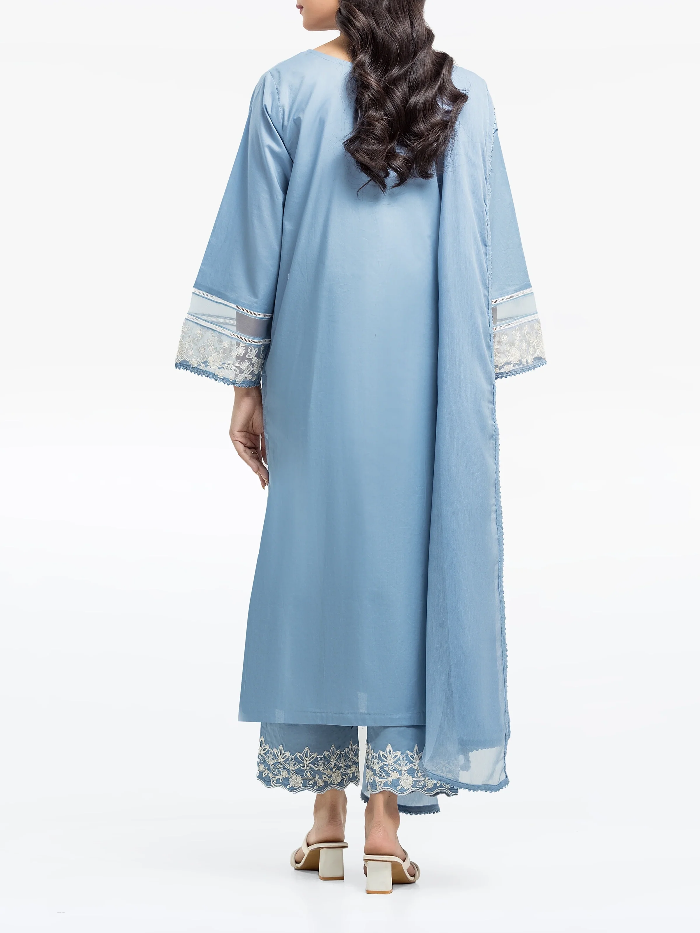 Pret Embroidered Cambric Suit - EWTKE24-80113-3P - Image 5