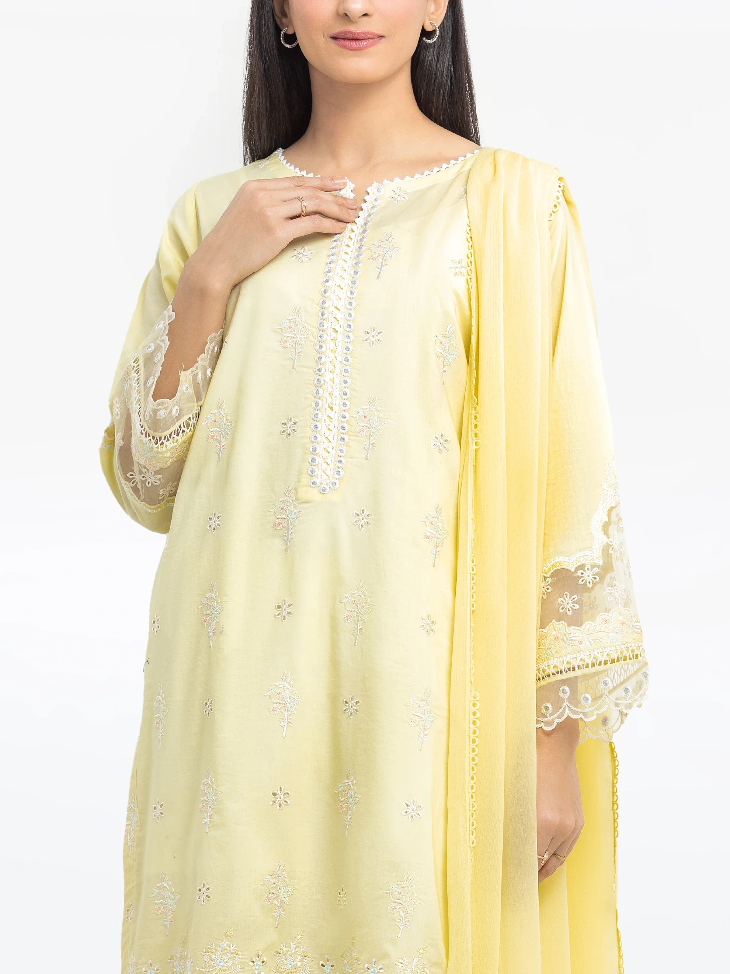 Pret Embroidered Cambric Suit - EWTKE24-81044-3P - Image 2