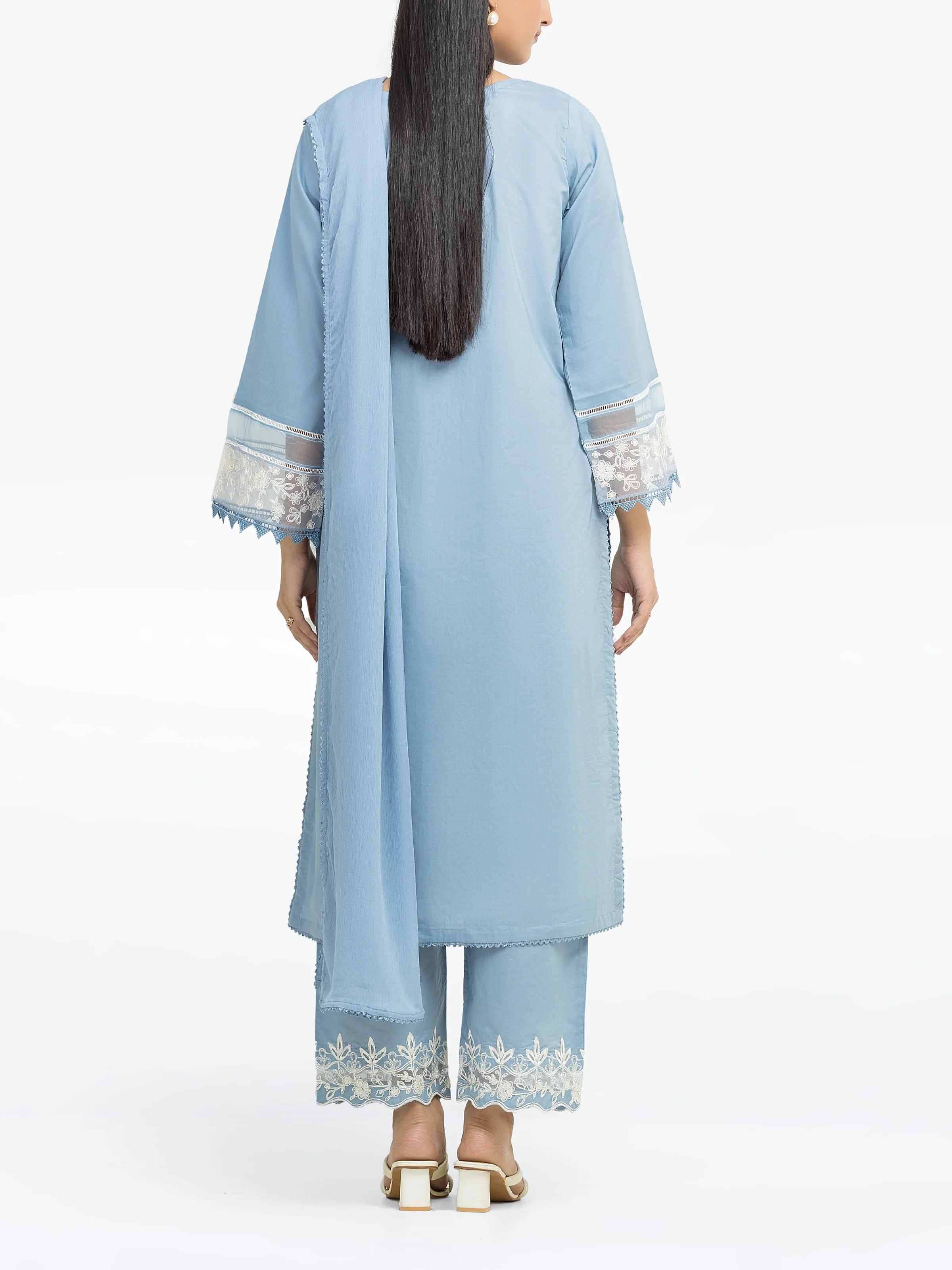 Pret Embroidered Cambric Suit - EWTKE24-81051-3P - Image 5