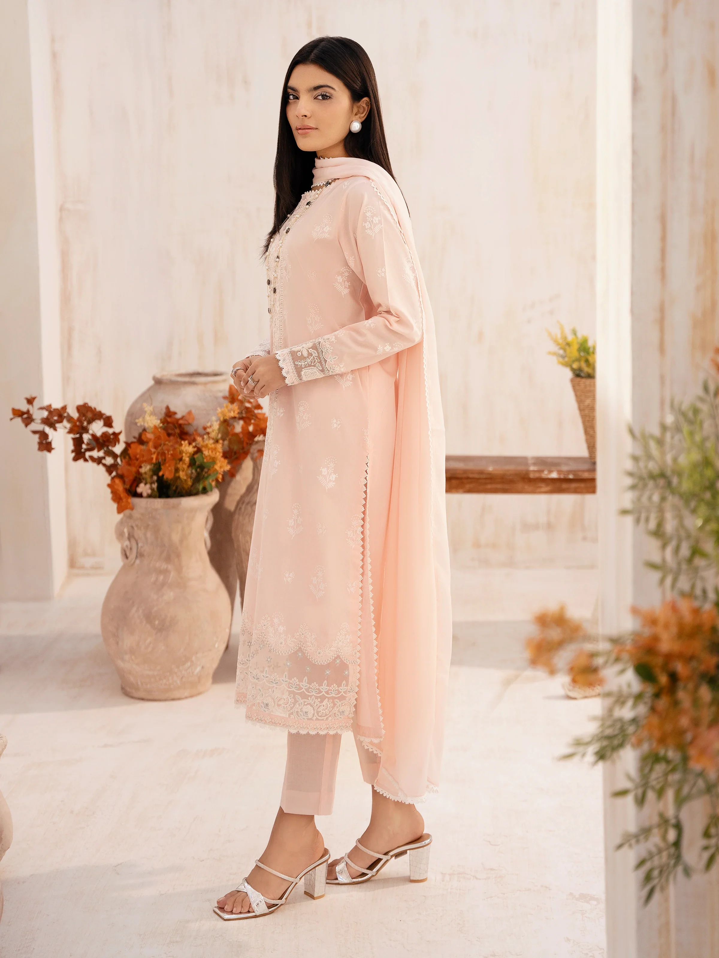 Pret Embroidered Cambric Suit - EWTKE24-81053-3P - Image 3