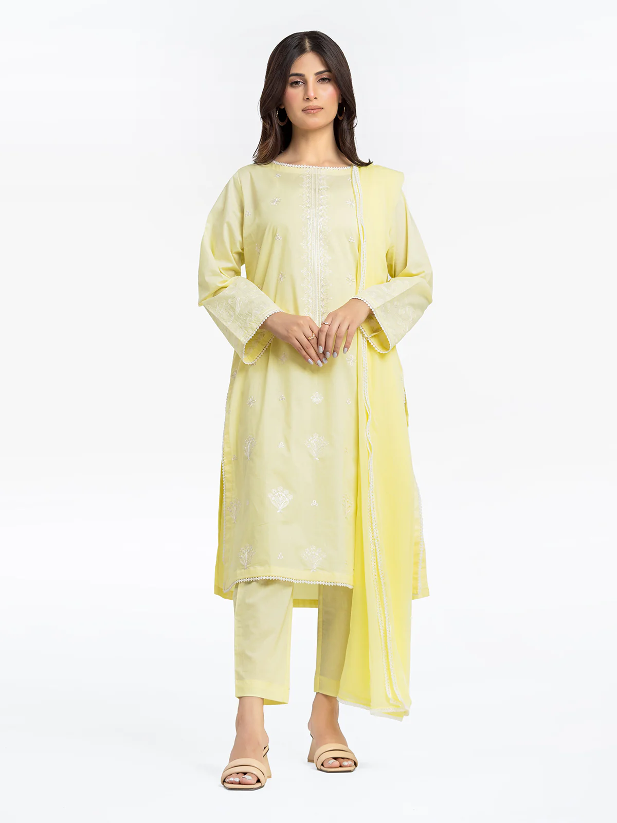 Pret Embroidered Cambric Suit - EWTKE24-81056-3P - Image 2
