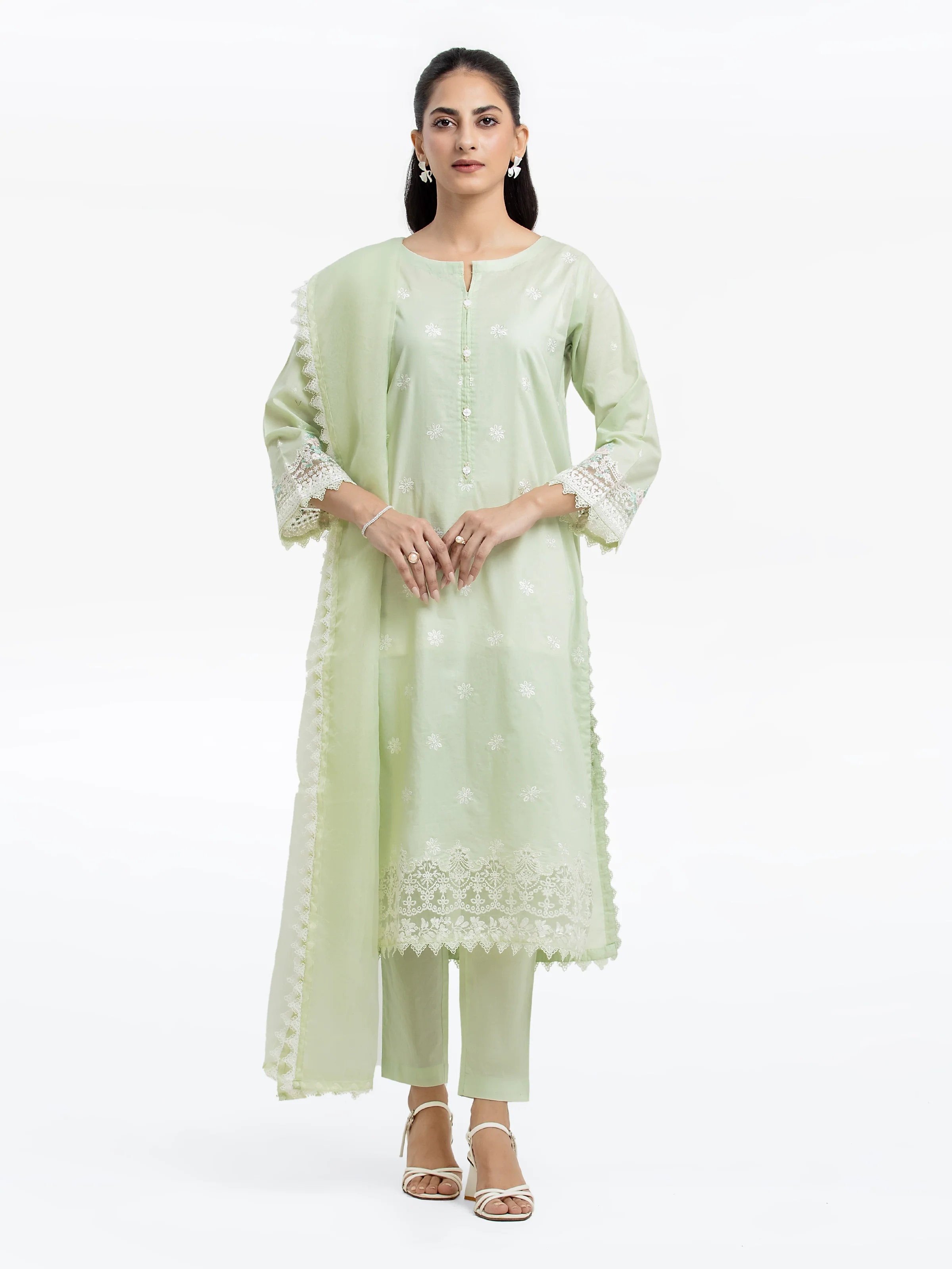 Pret Embroidered Cambric Suit - EWTKE24-81057-3P - Image 2