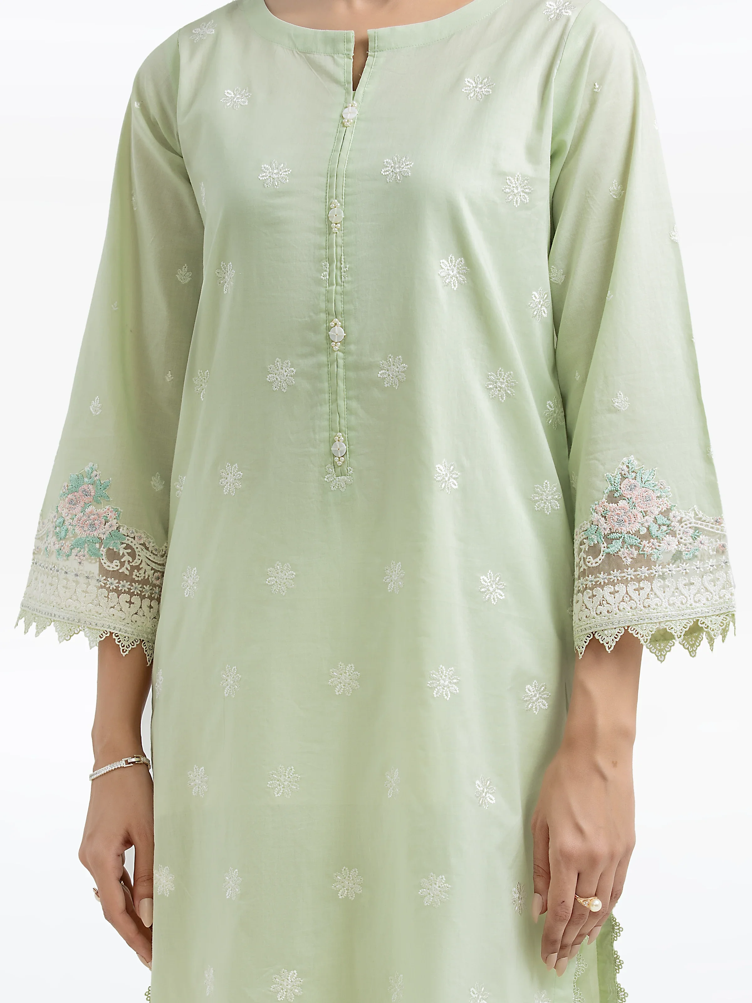 Pret Embroidered Cambric Suit - EWTKE24-81057-3P - Image 3