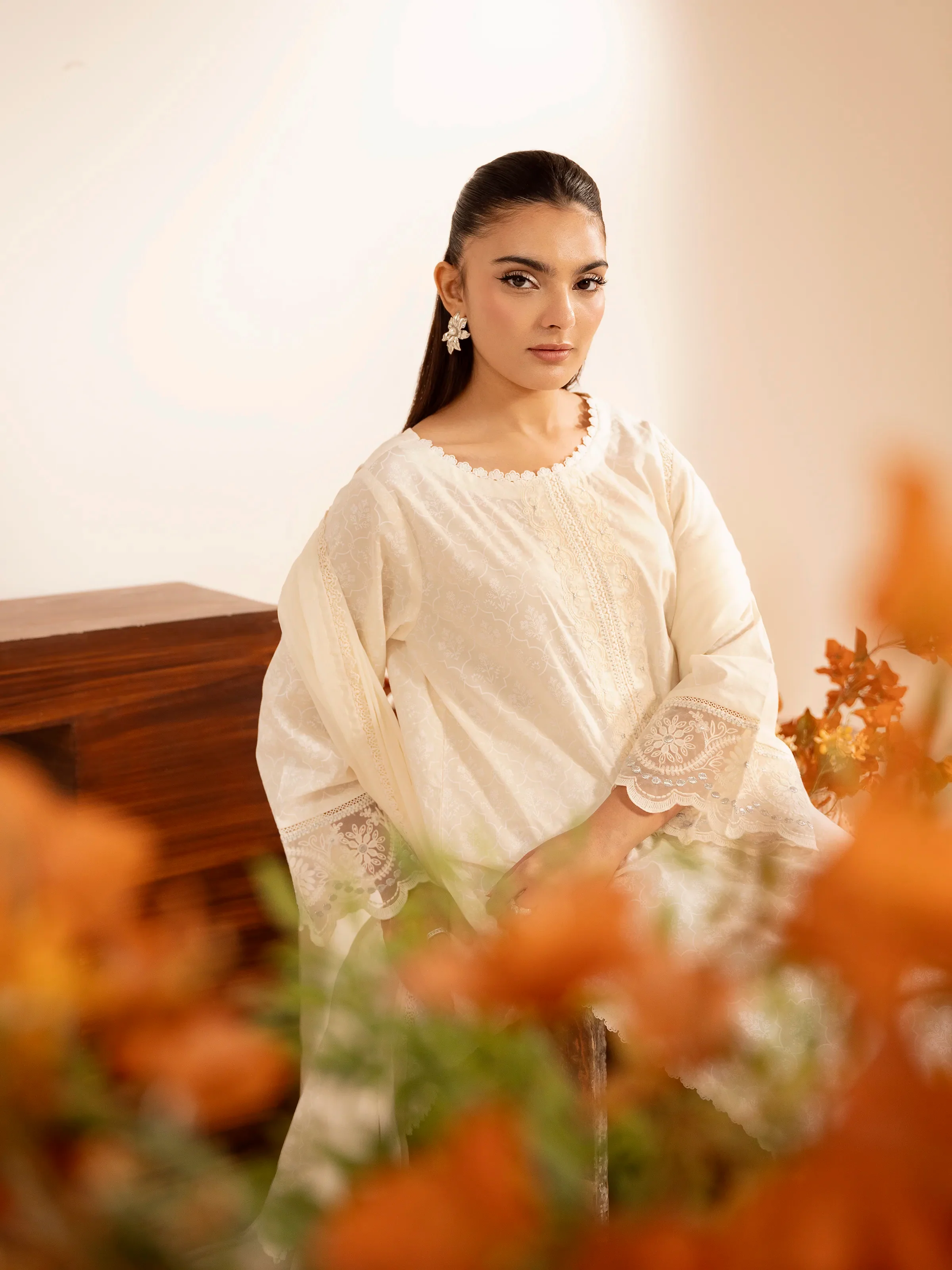 Pret Embroidered Cambric Suit - EWTKE24-81058-3P - Image 4