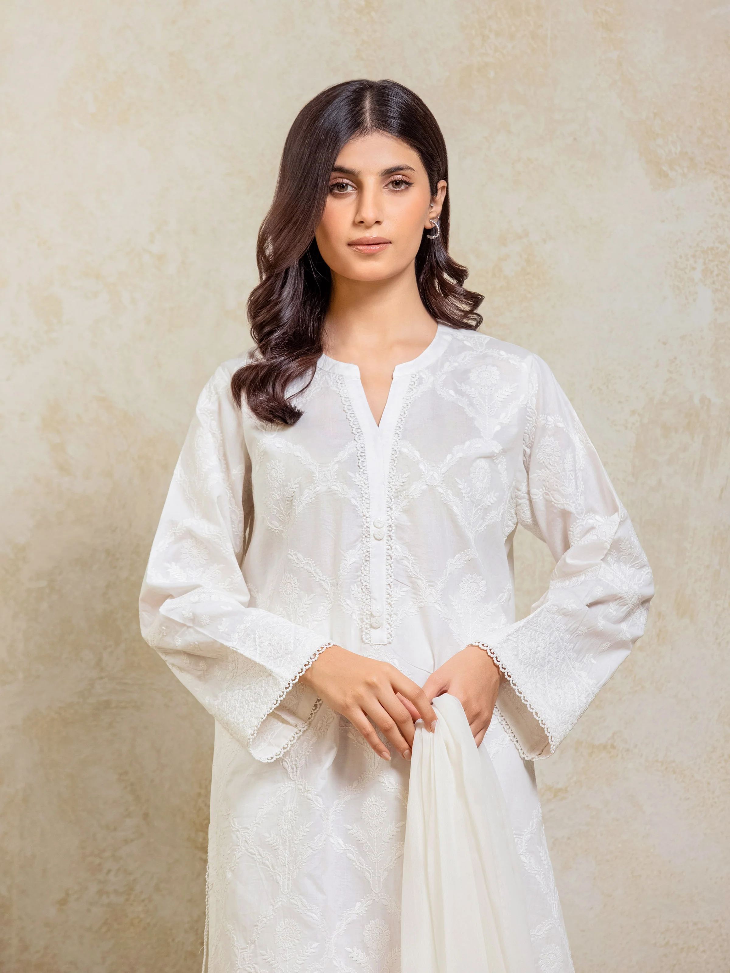 Pret Embroidered Cambric Suit - EWTKE5-81097-3P - Image 2