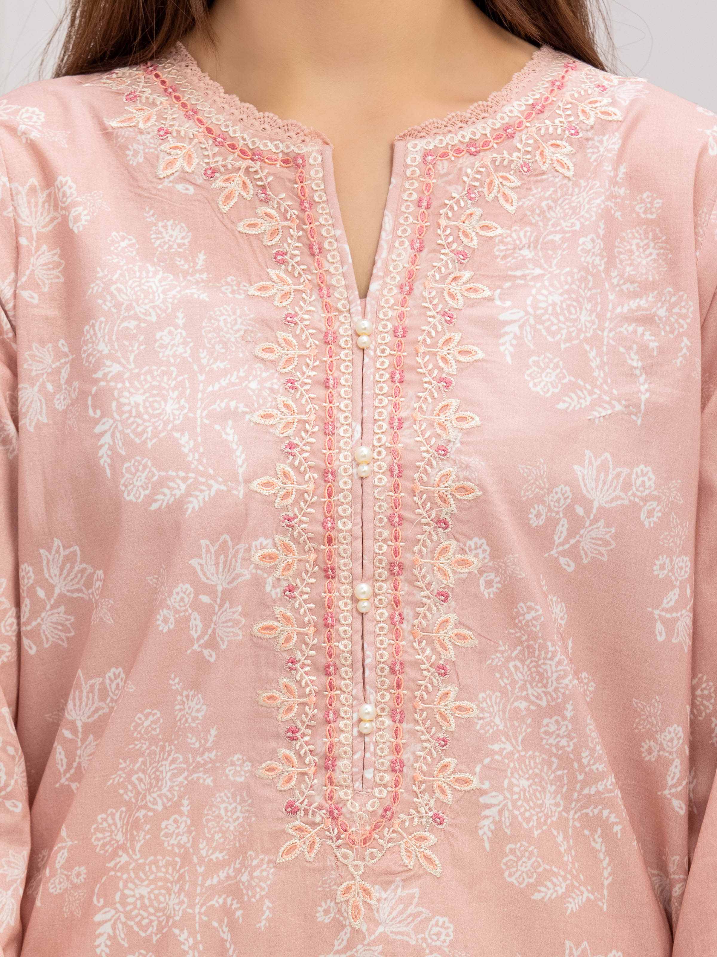 Pret Embroidered Cambric Suit - EWTKE5-81733-3P - Image 3