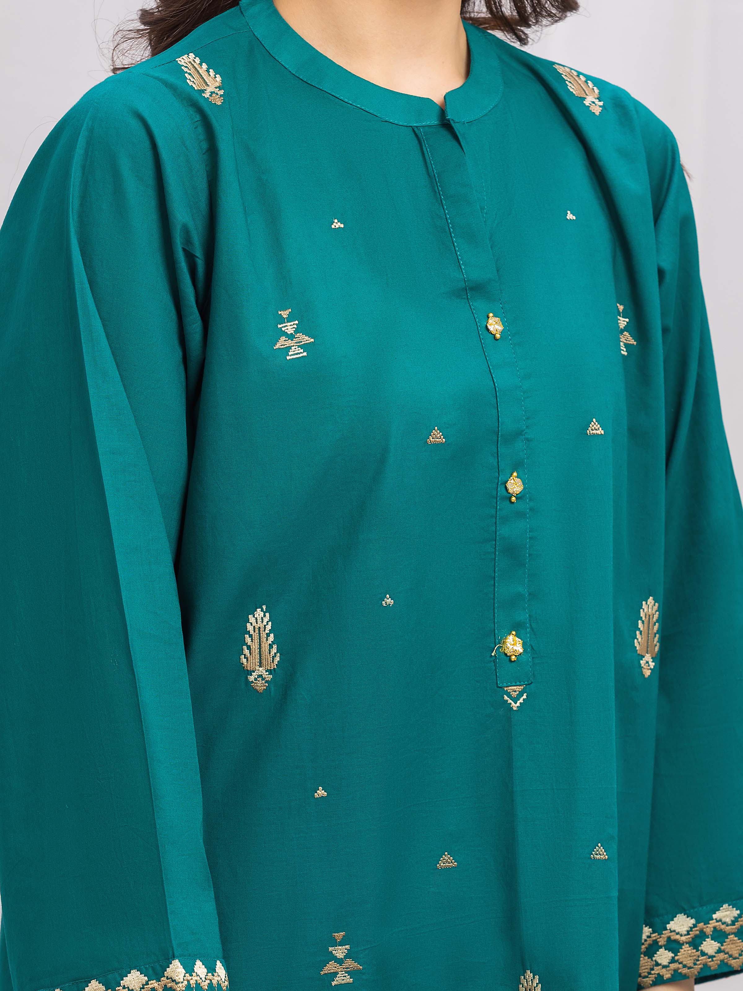 Pret Embroidered Cambric Suit - EWTKE5-85003-3P - Image 3