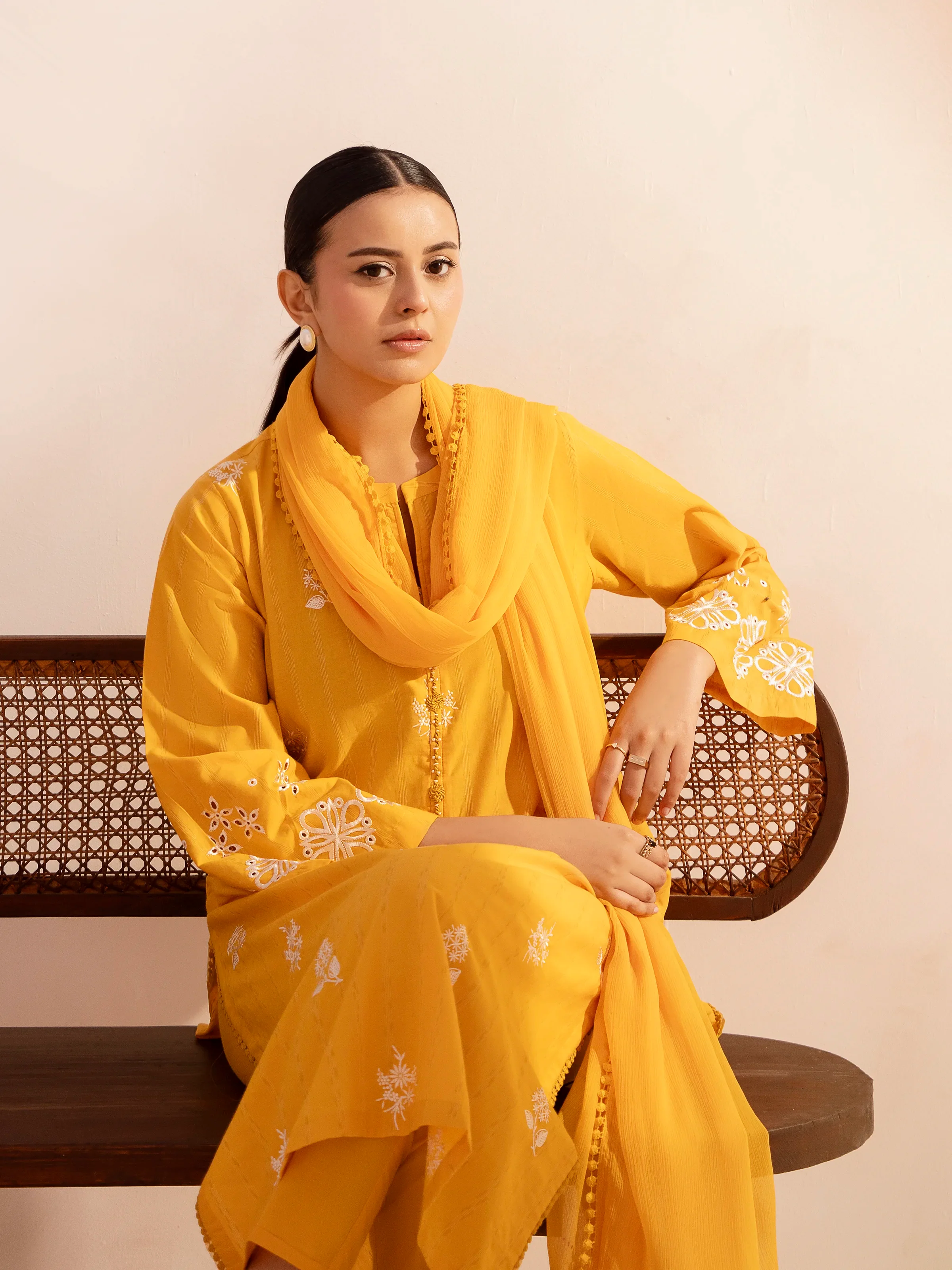 Pret Embroidered Dobby Suit - EWTKE24-80099-3P - Image 4